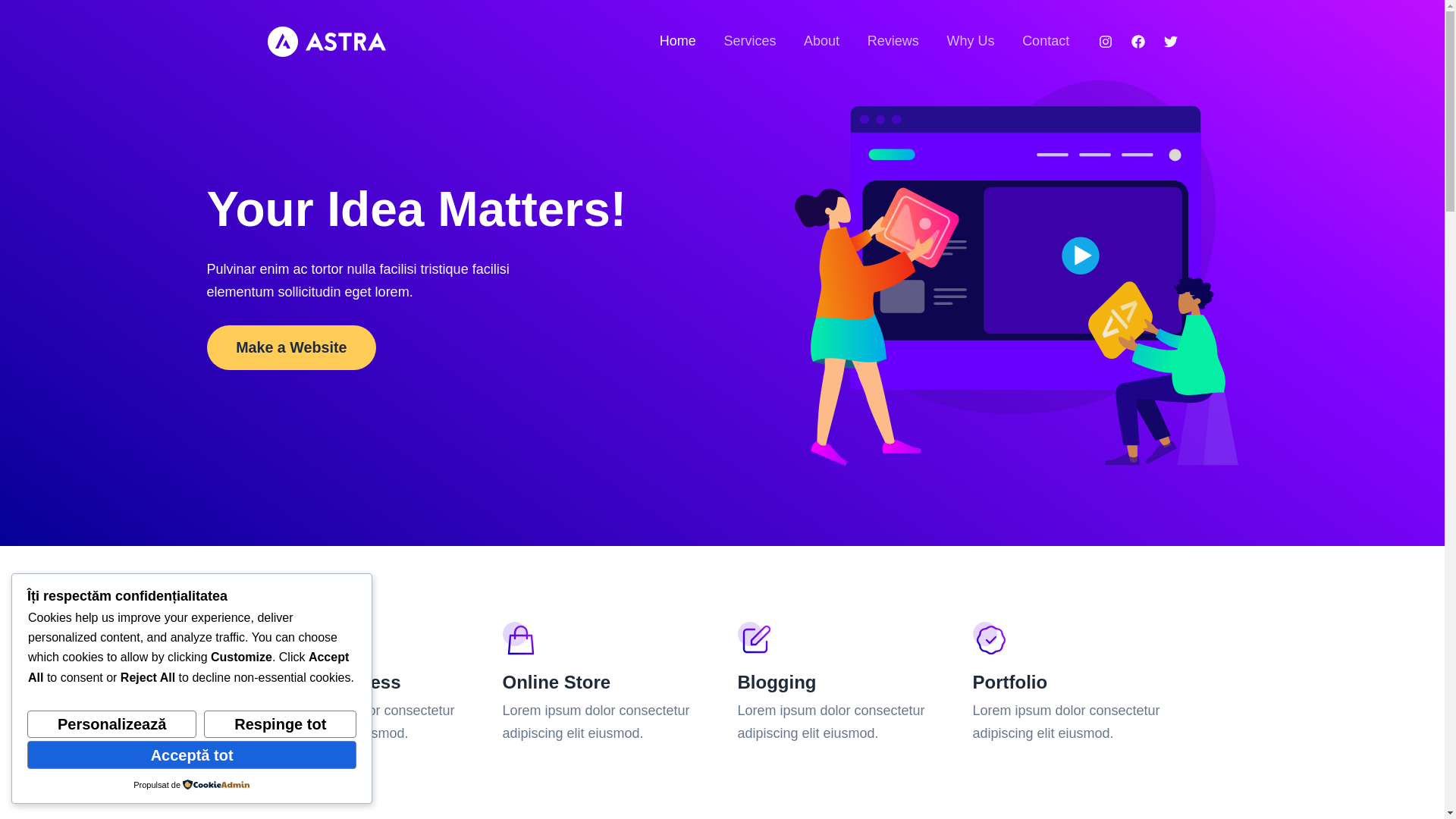 website screenshot of https://ofertly.ro/