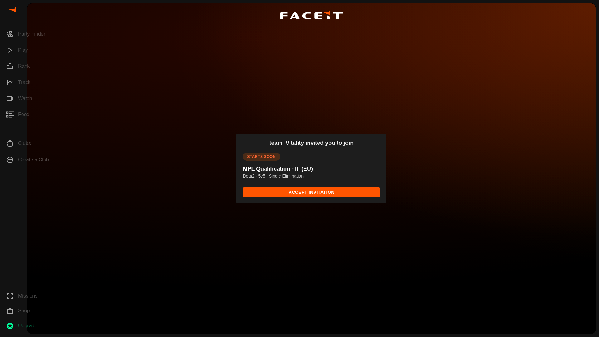 website screenshot of https://faceit.lobby3514.com/