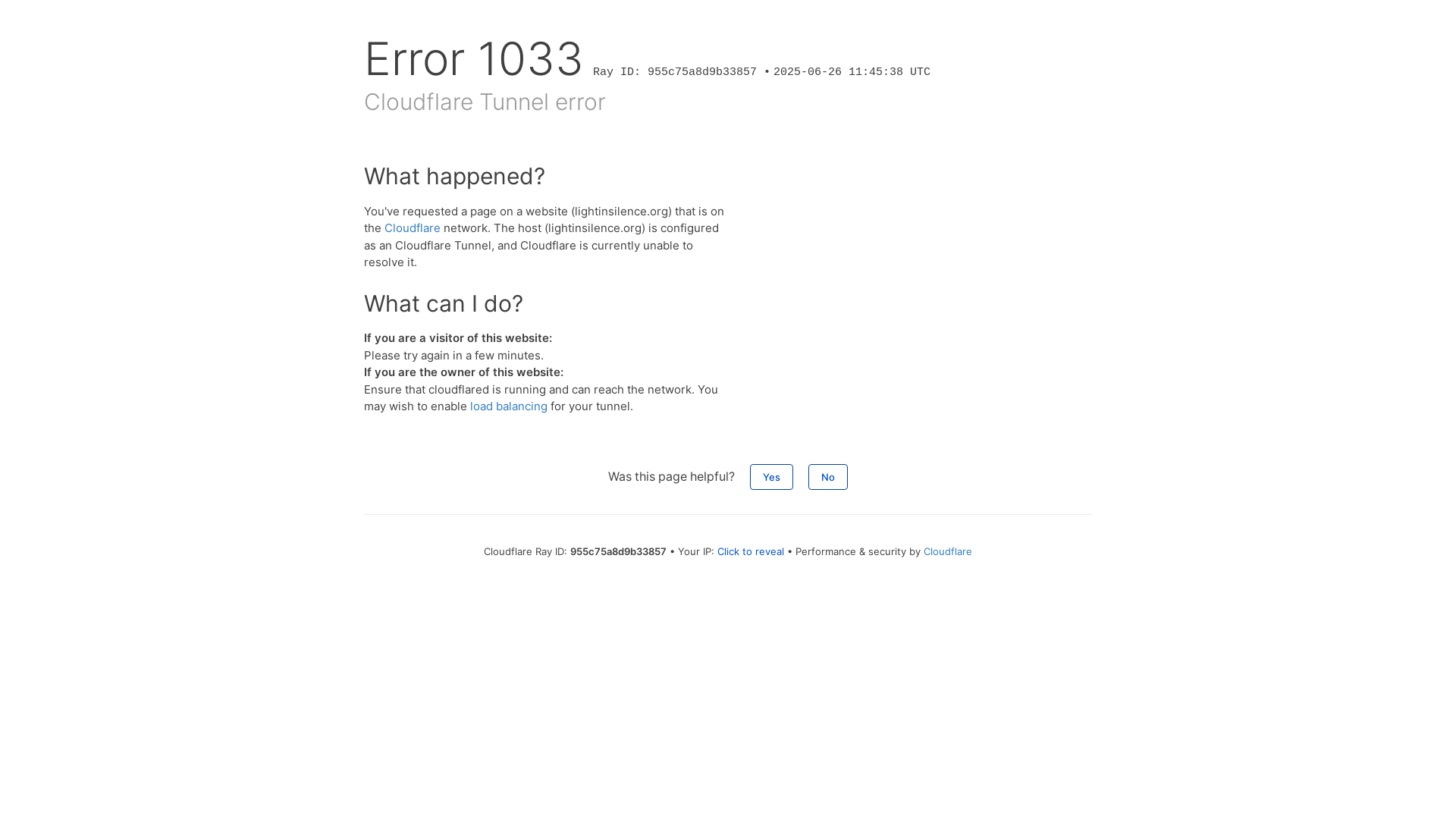 website screenshot of https://lightinsilence.org/