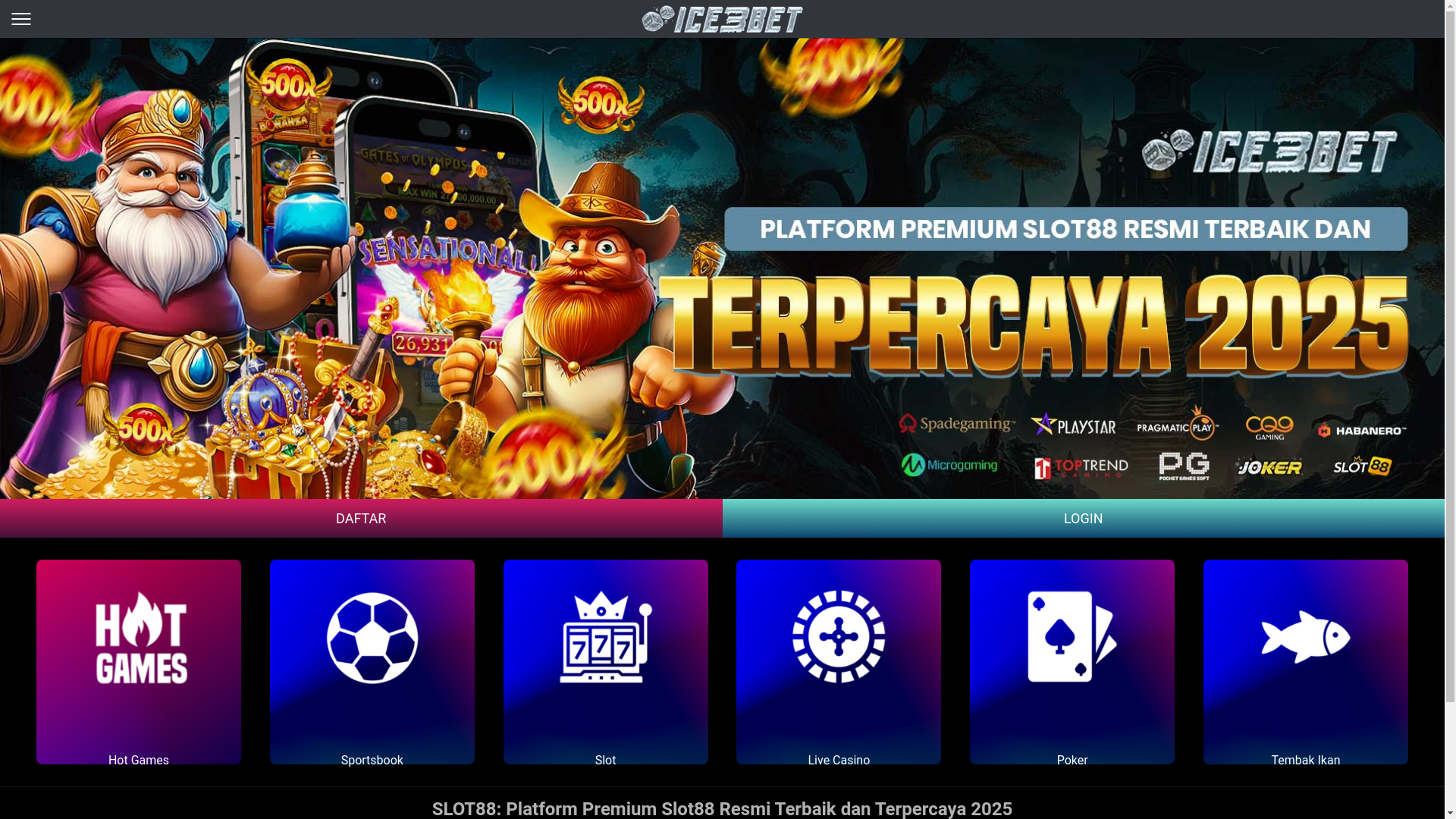 website screenshot of https://ayomainice3bet.pages.dev/