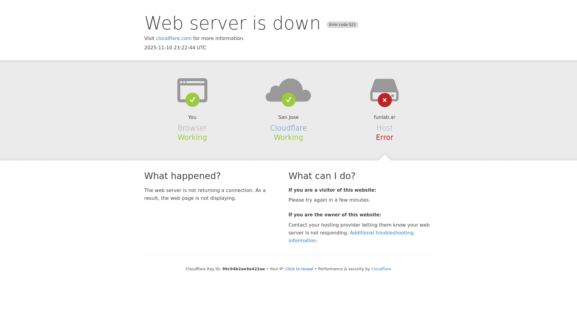 website screenshot of https://funlab.ar/