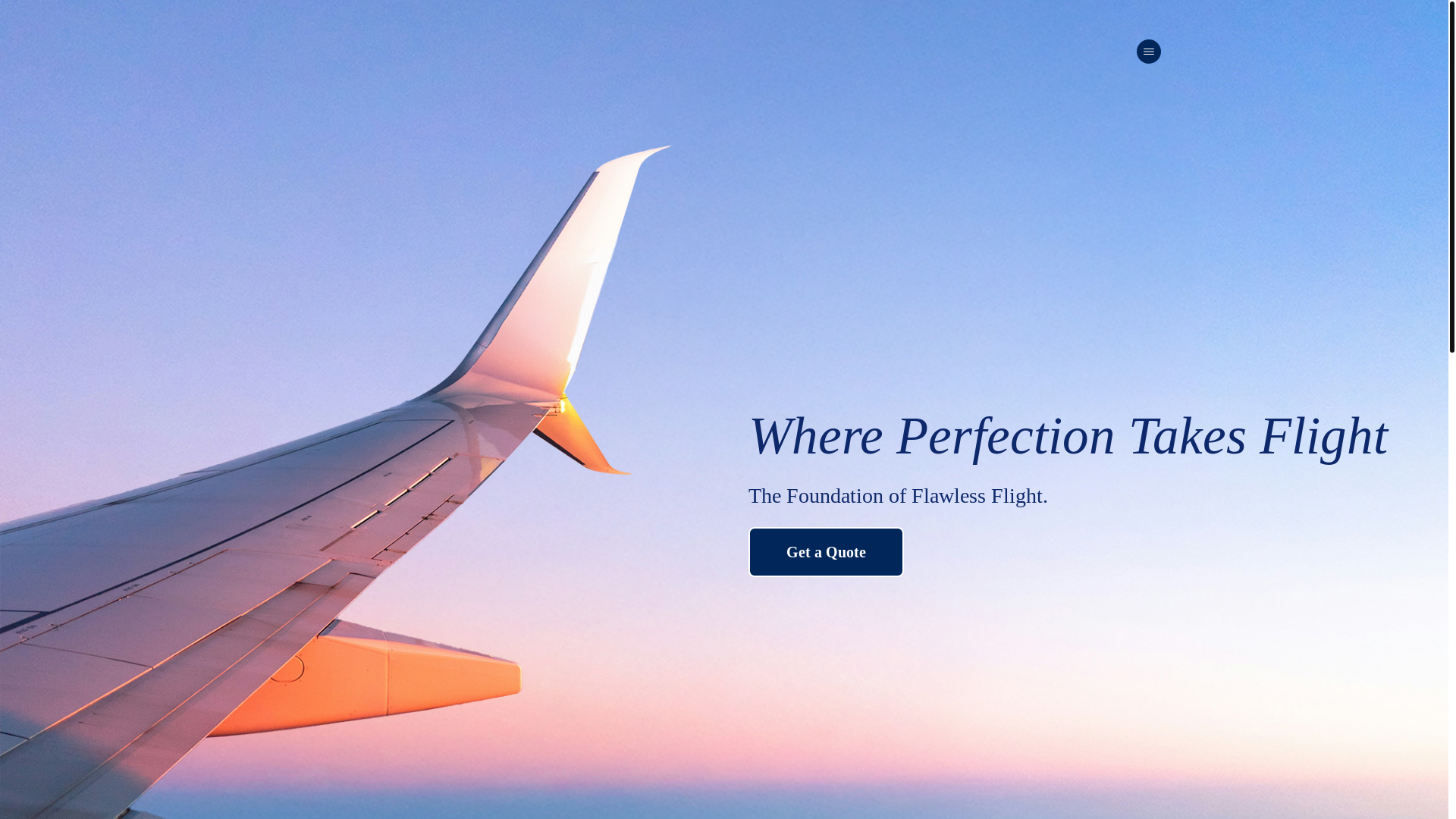 website screenshot of https://skylogicaero.com/