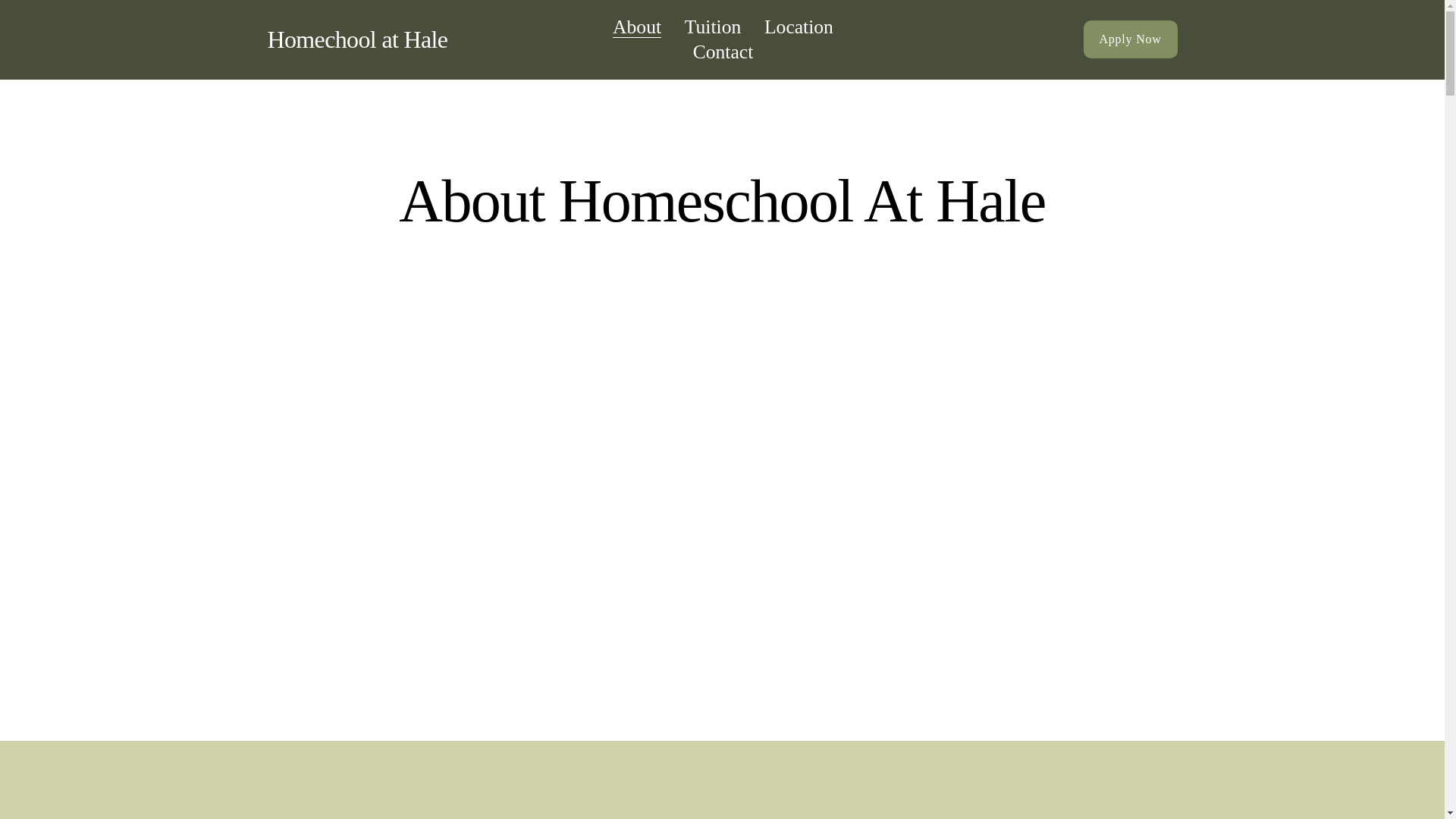 website screenshot of https://homeschoolathale.org/