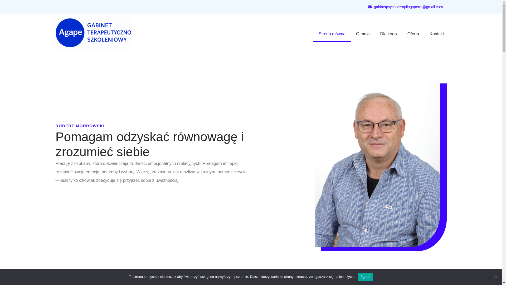 website screenshot of https://gabinetagape.pl/