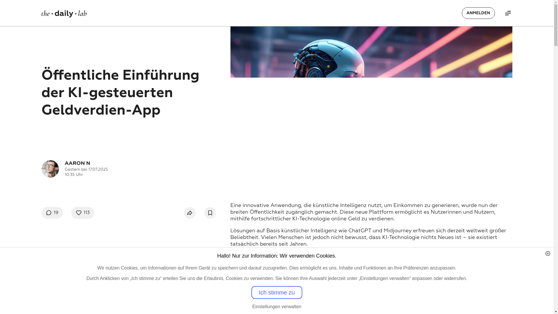 website screenshot of https://datenschimmer.com/