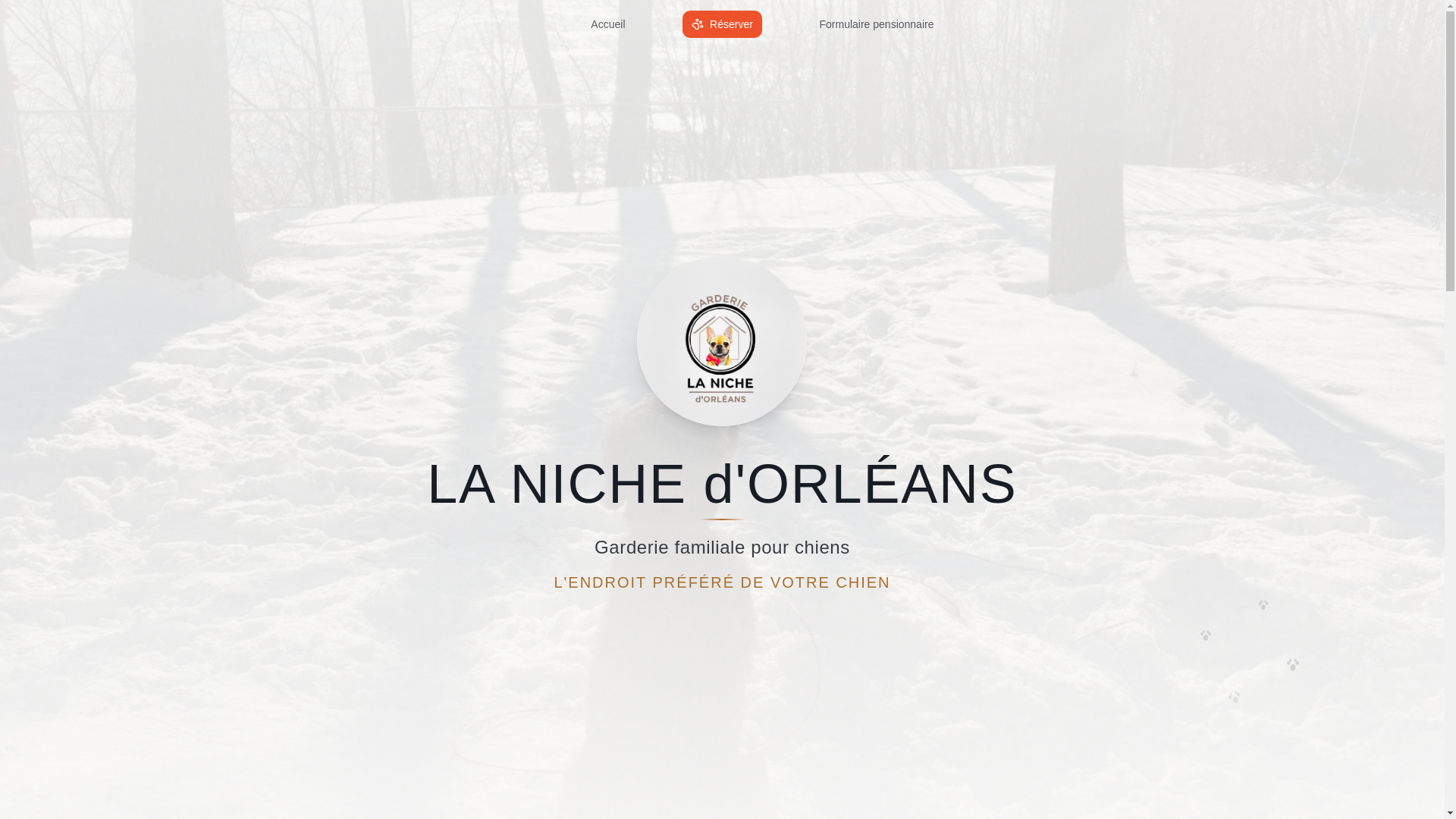 website screenshot of https://lanichedorleans.ca/