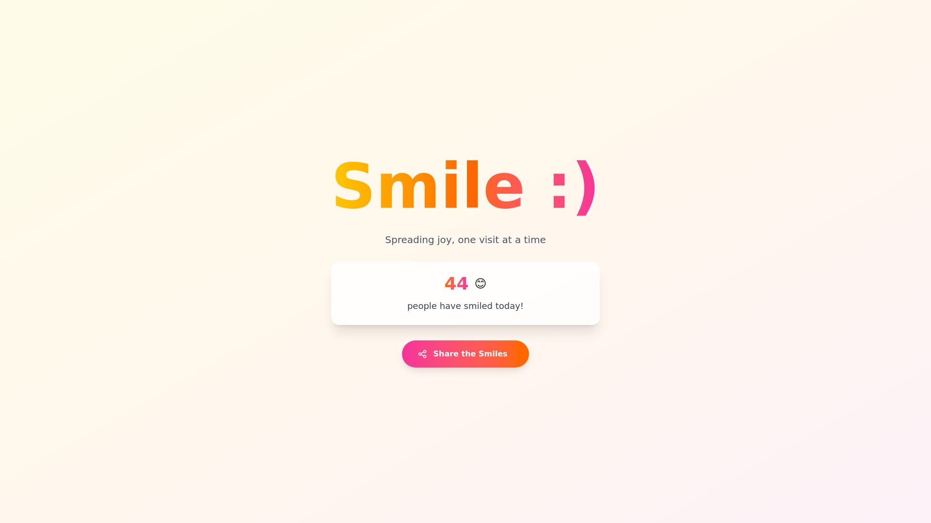 website screenshot of https://smile-counter.com/