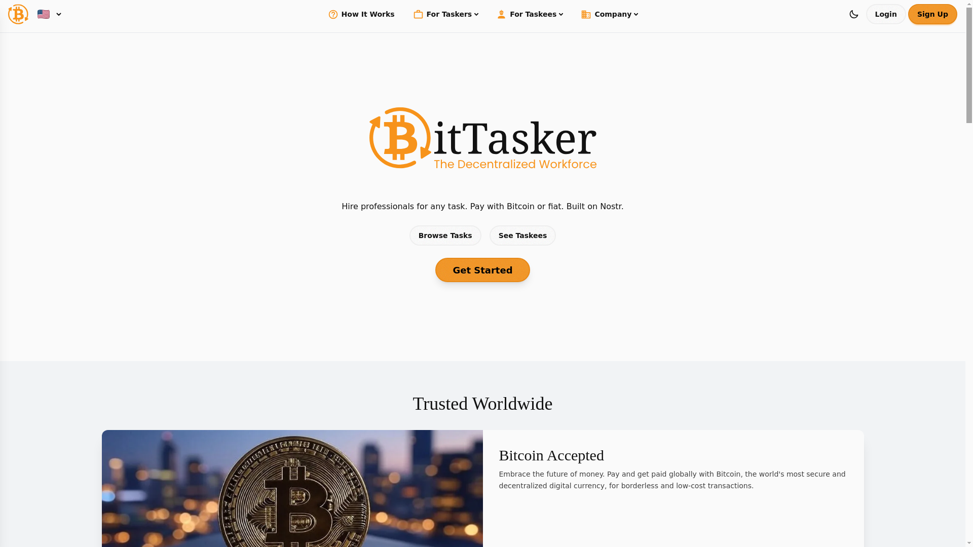 website screenshot of https://master-bittasker.pages.dev/