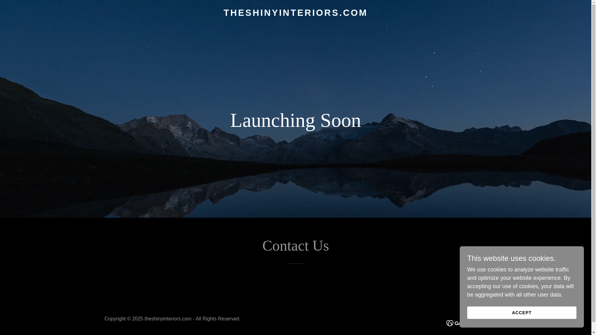 website screenshot of https://theshinyinteriors.com/