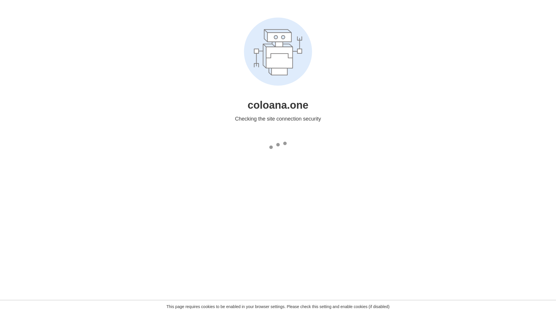 website screenshot of https://coloana.one/