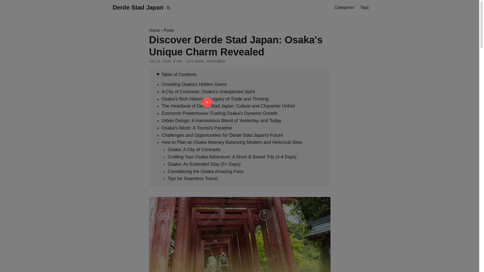 website screenshot of https://derde-stad-japan.pages.dev/