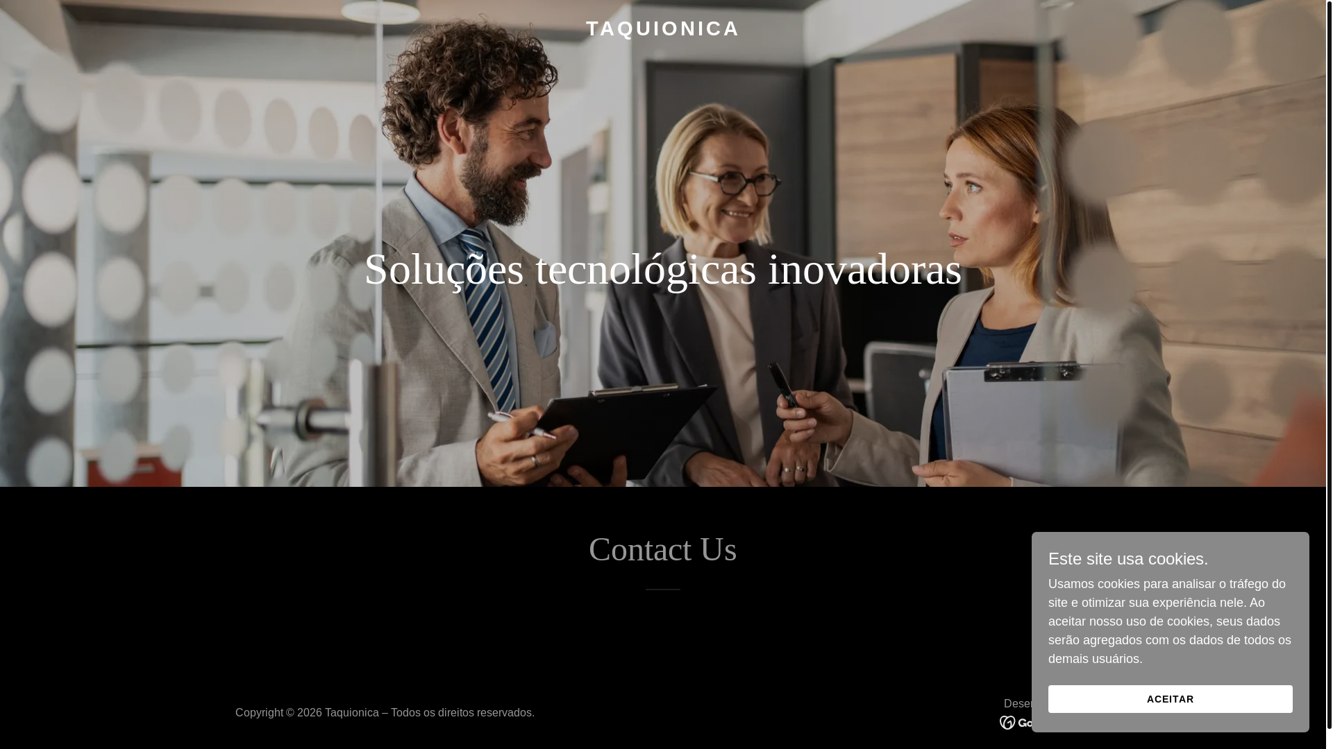 website screenshot of https://taquionica.com/