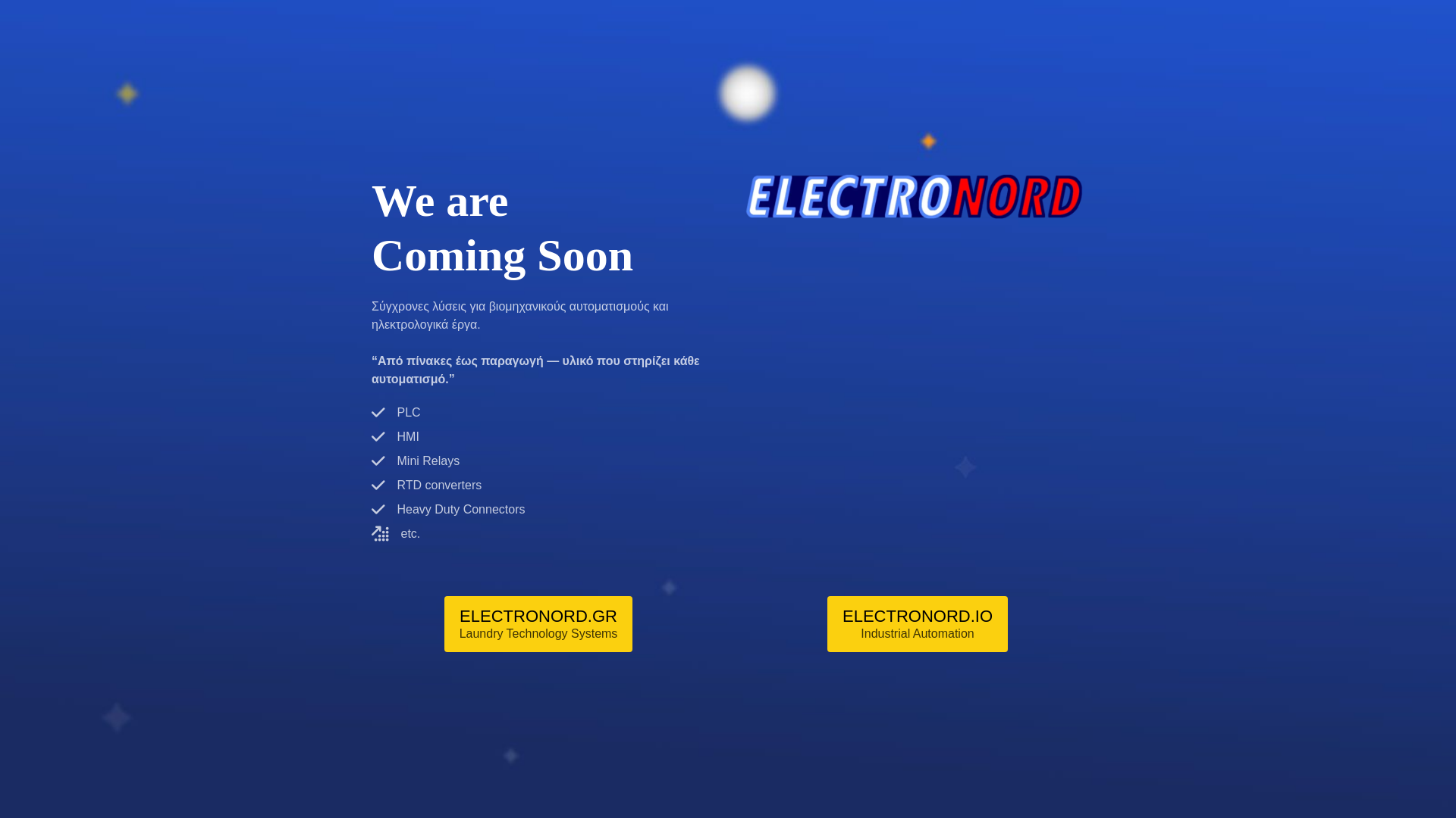 website screenshot of https://electronord.shop/