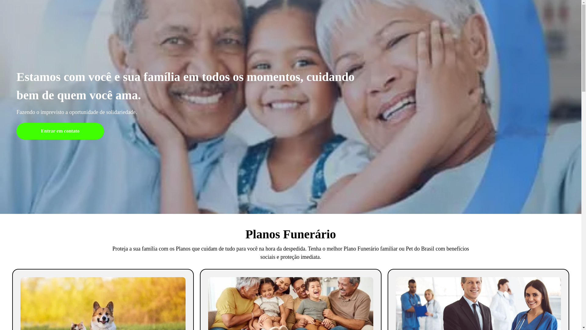 website screenshot of https://planostransfer.com.br/