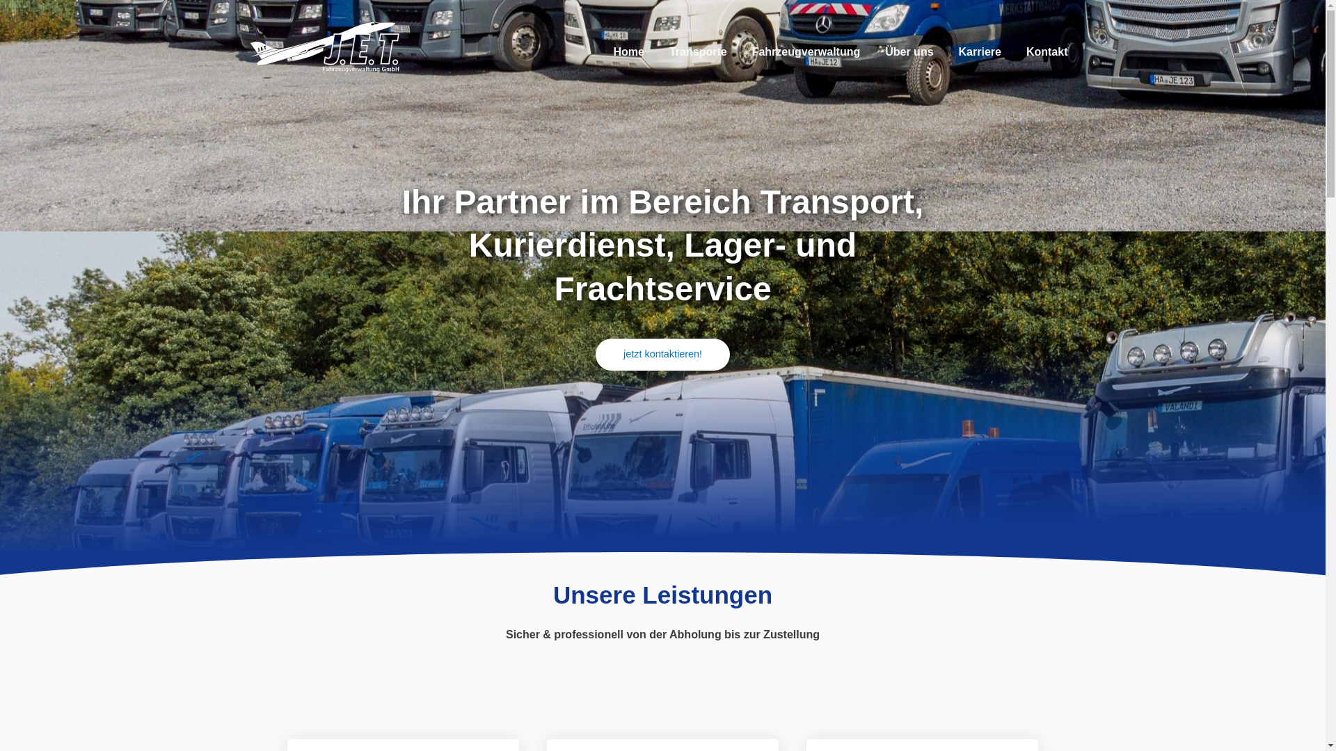website screenshot of https://jet-eikermann.de/
