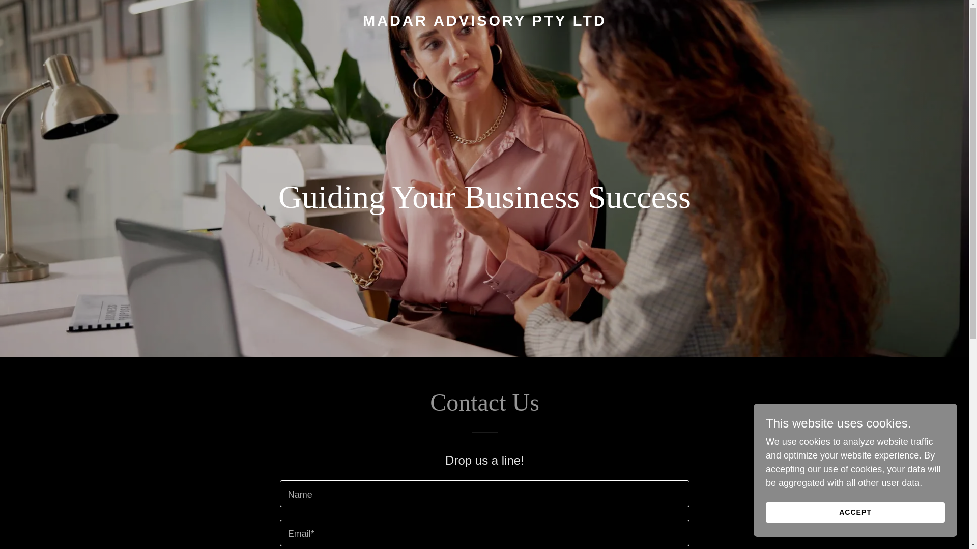 website screenshot of https://madaradvisory.com.au/
