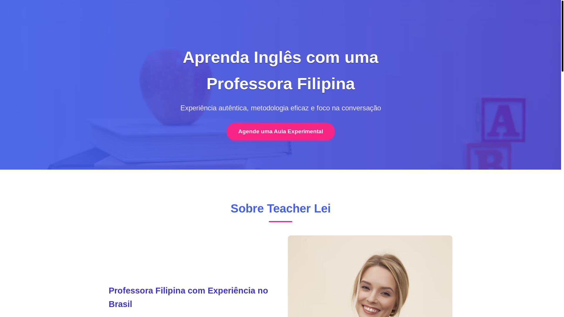 website screenshot of https://teacherlei.pages.dev/