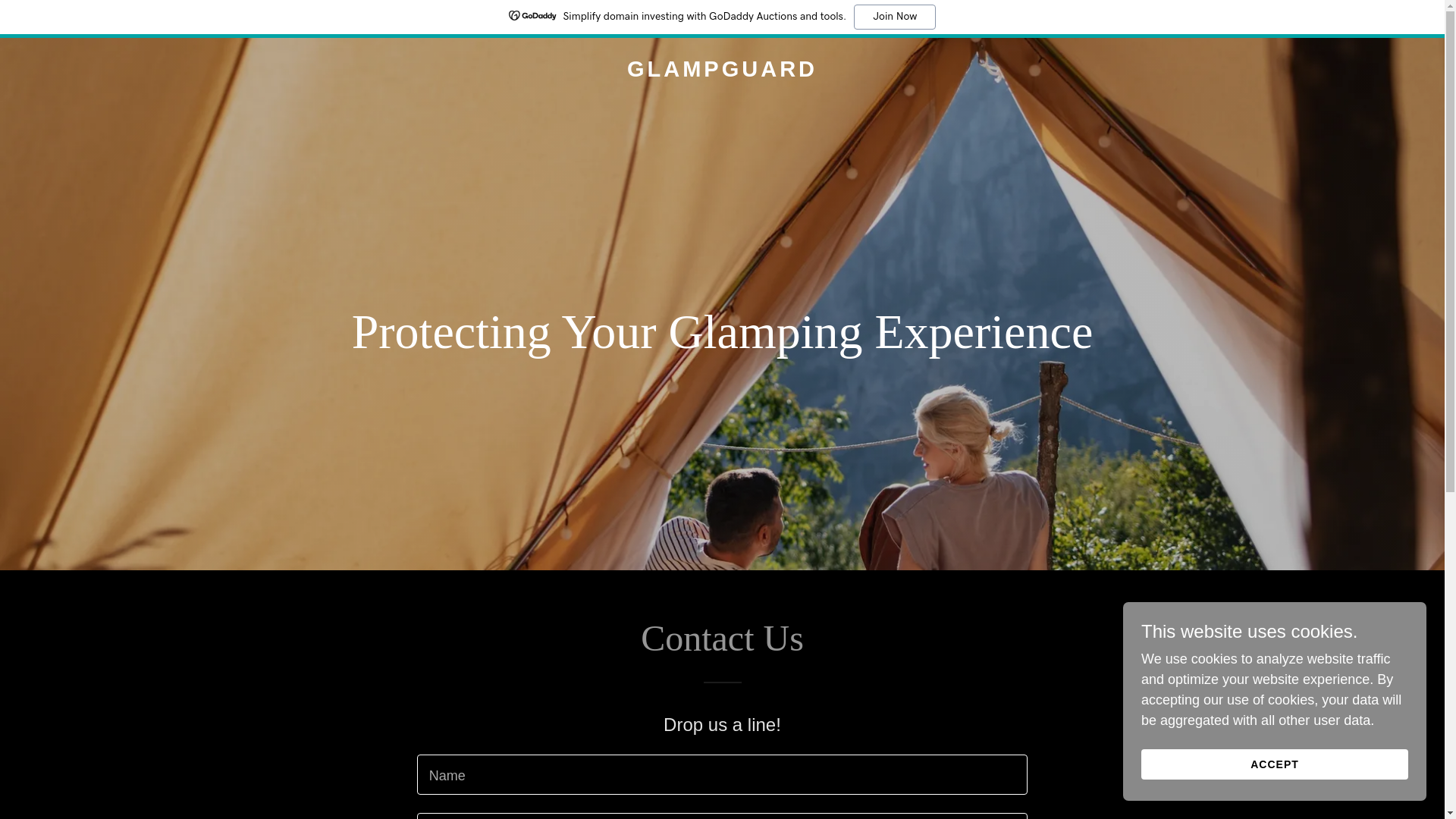 website screenshot of https://glampguard.com/