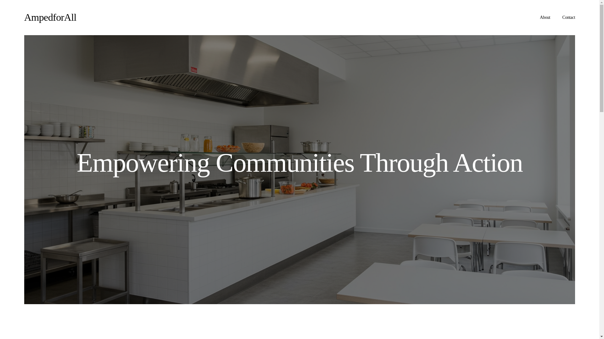 website screenshot of https://ampedforall.org/