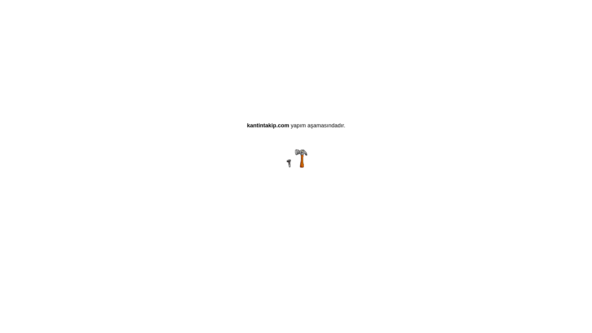 website screenshot of https://kantintakip.com/