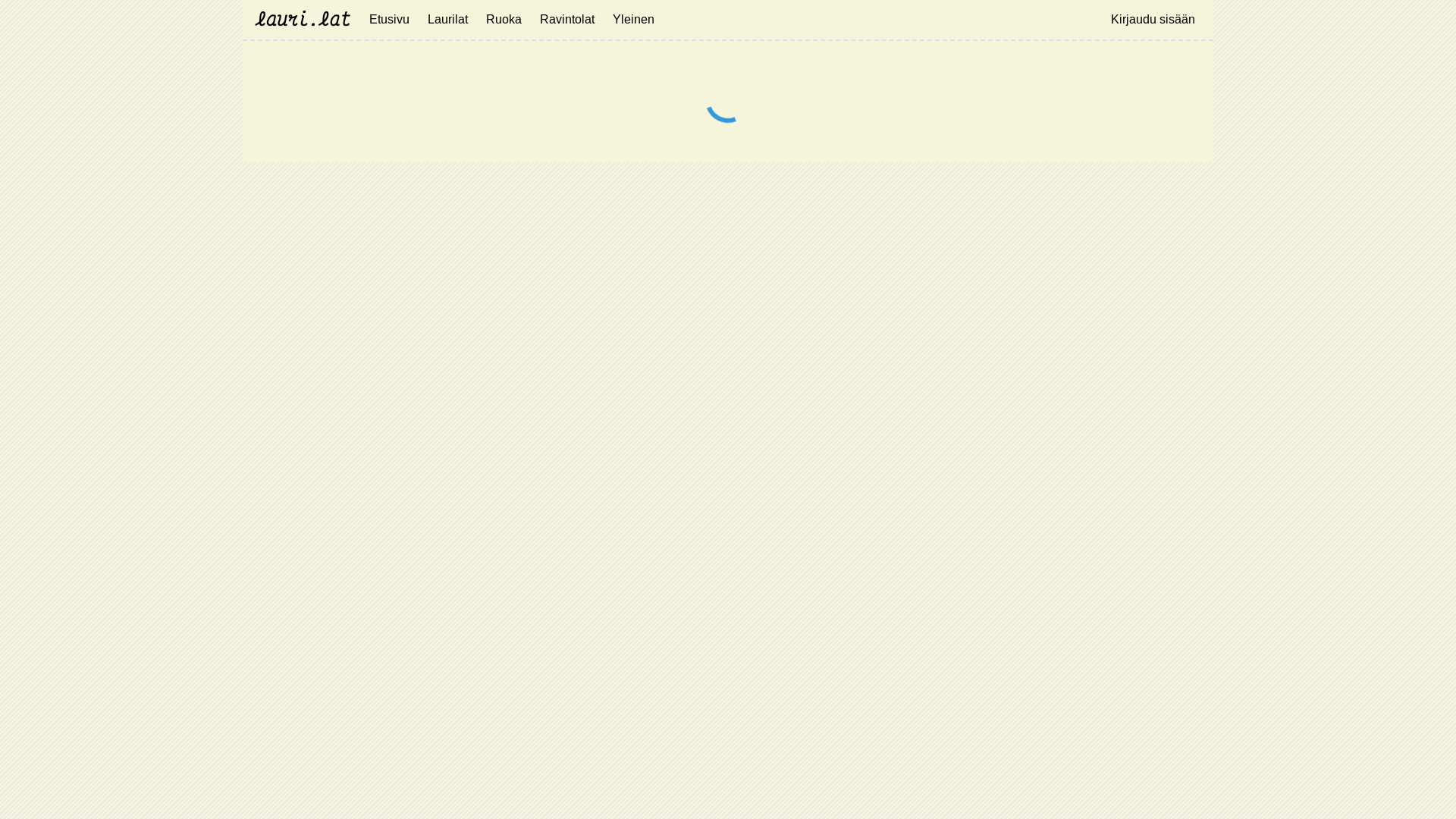 website screenshot of https://lauri.lat/