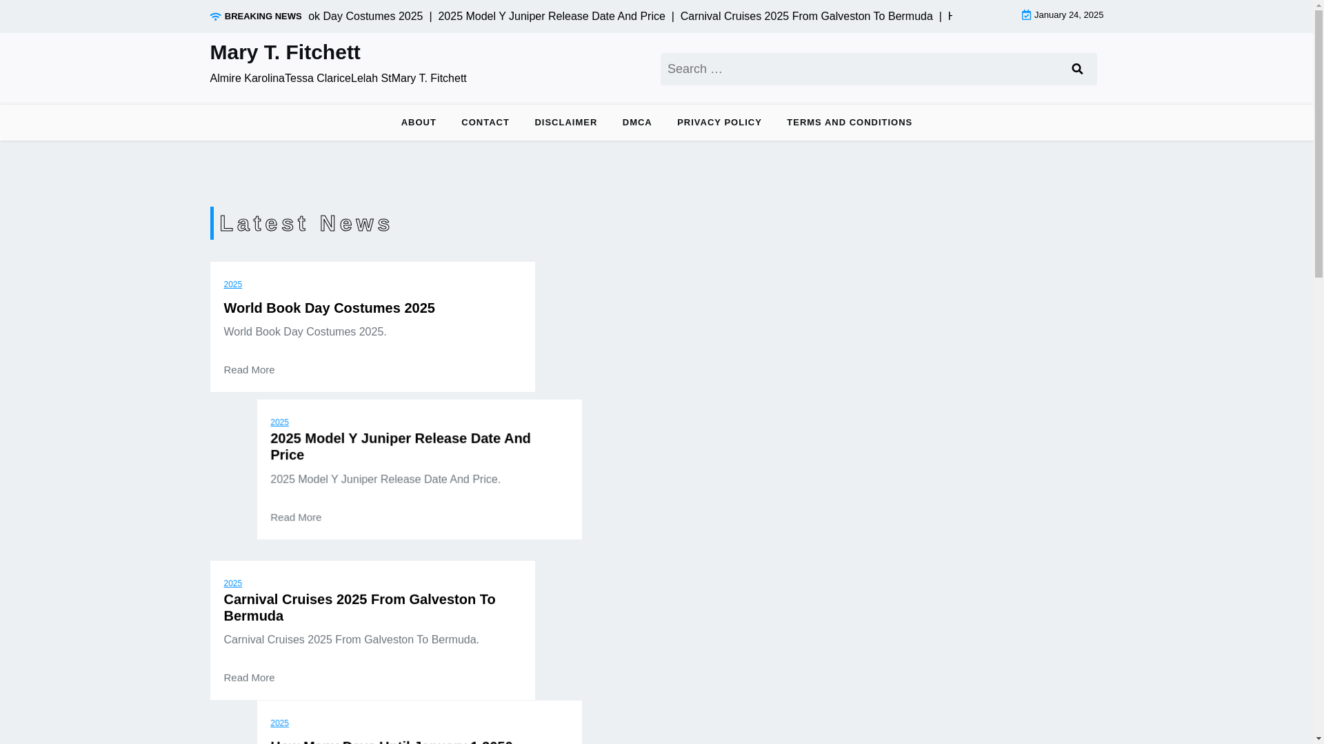 website screenshot of https://marytfitchett.pages.dev/