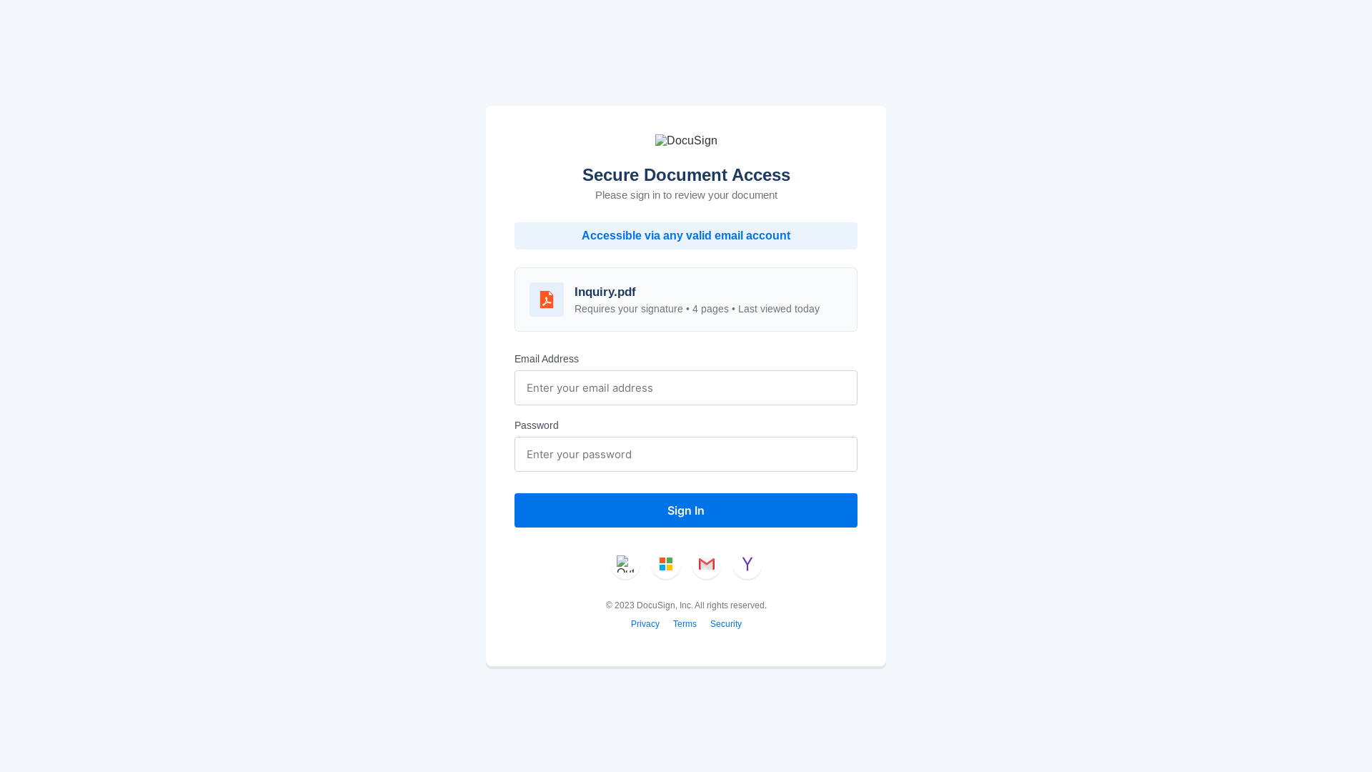 website screenshot of https://realtymela.com/view/Docusign2/index.html