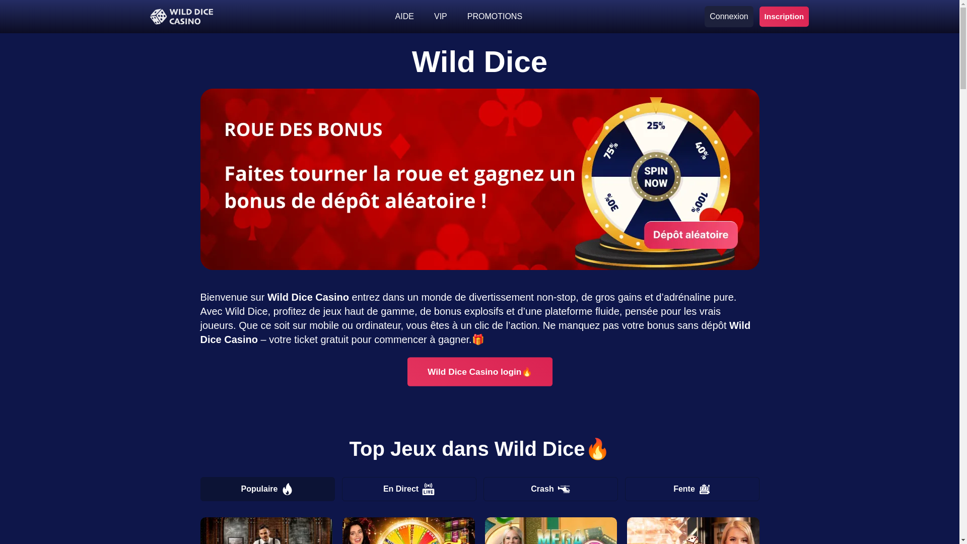 website screenshot of https://wilddice-casino-fr-5094.pages.dev/