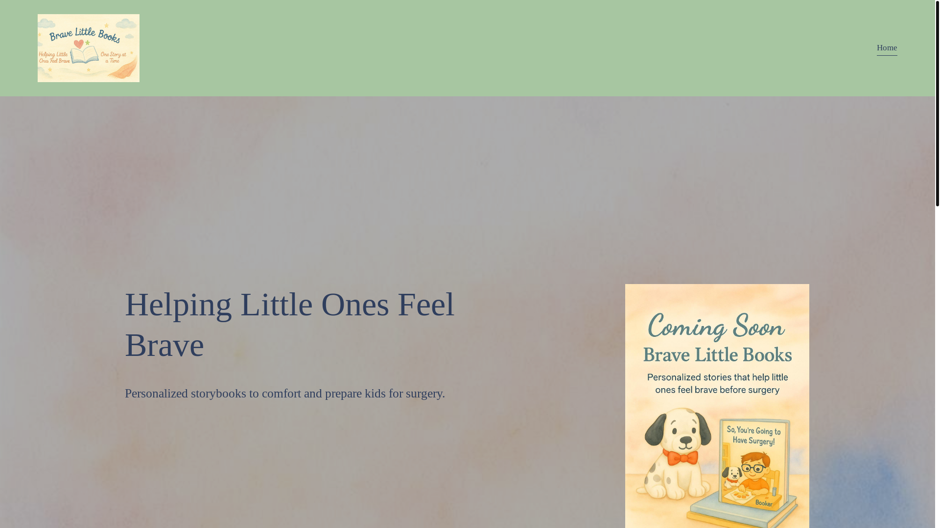 website screenshot of https://bravelittlebooks.org/