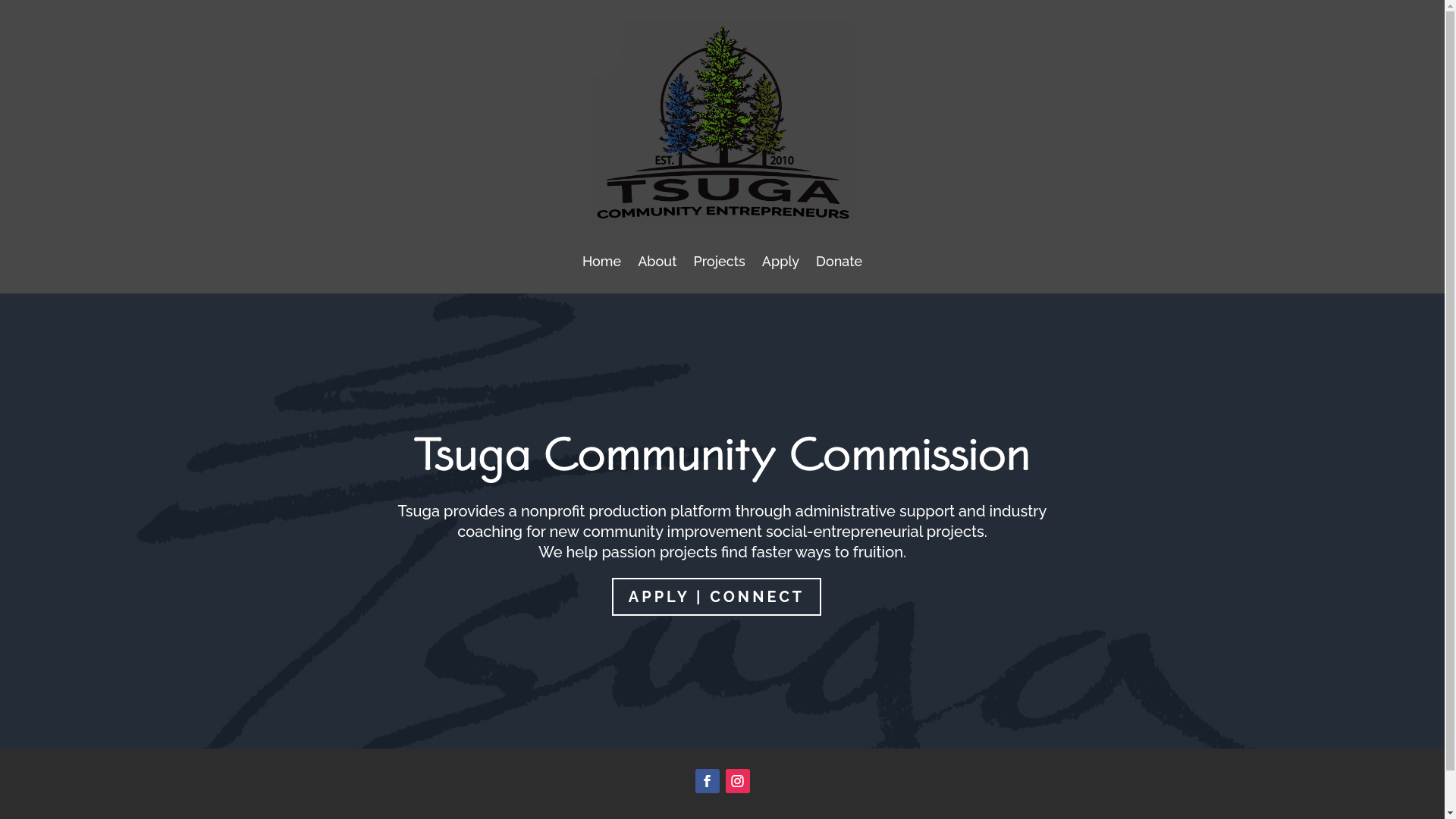 website screenshot of https://tsugabonsai.org/