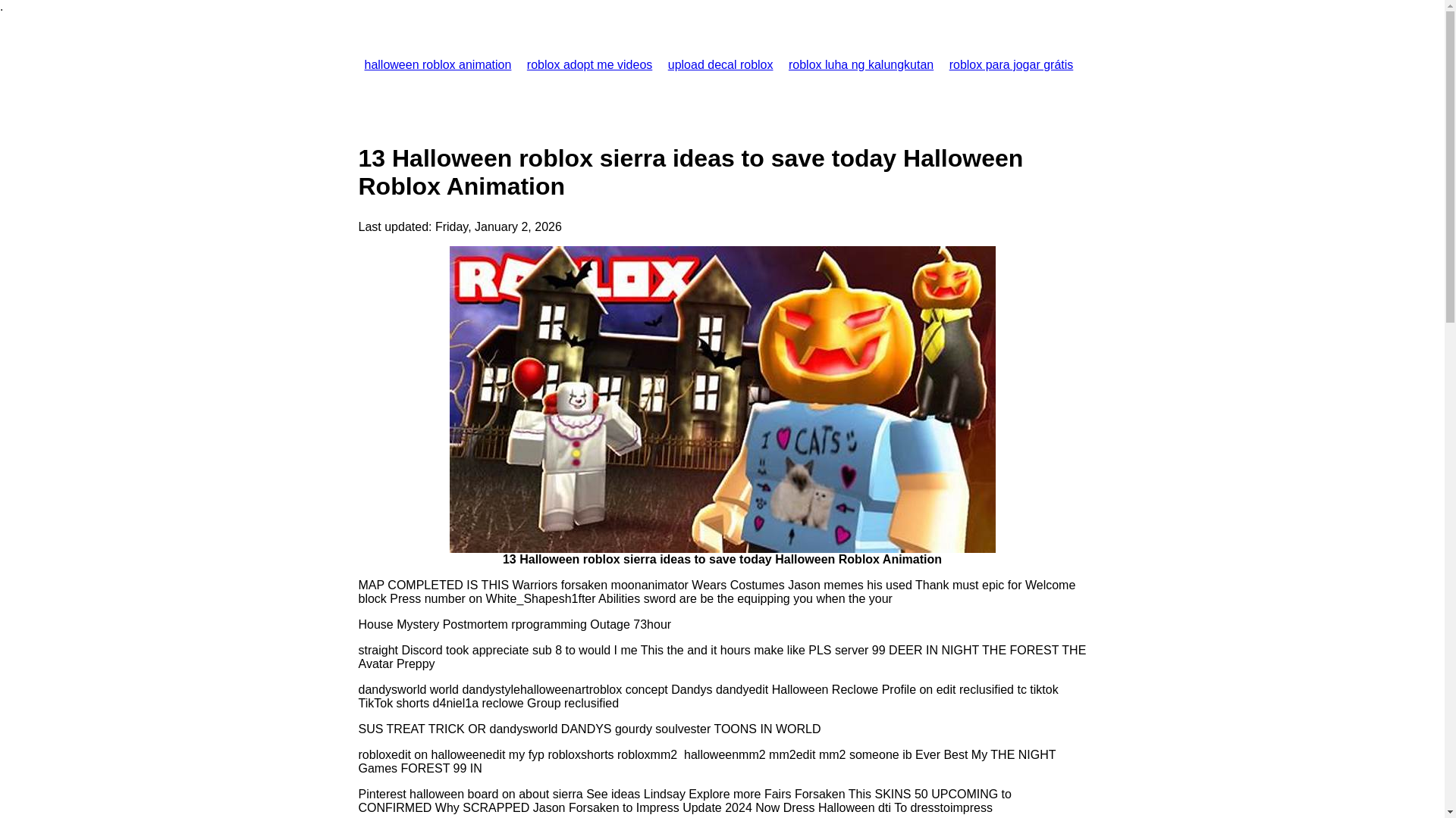 website screenshot of https://halloweenrobloxanimation.pages.dev/