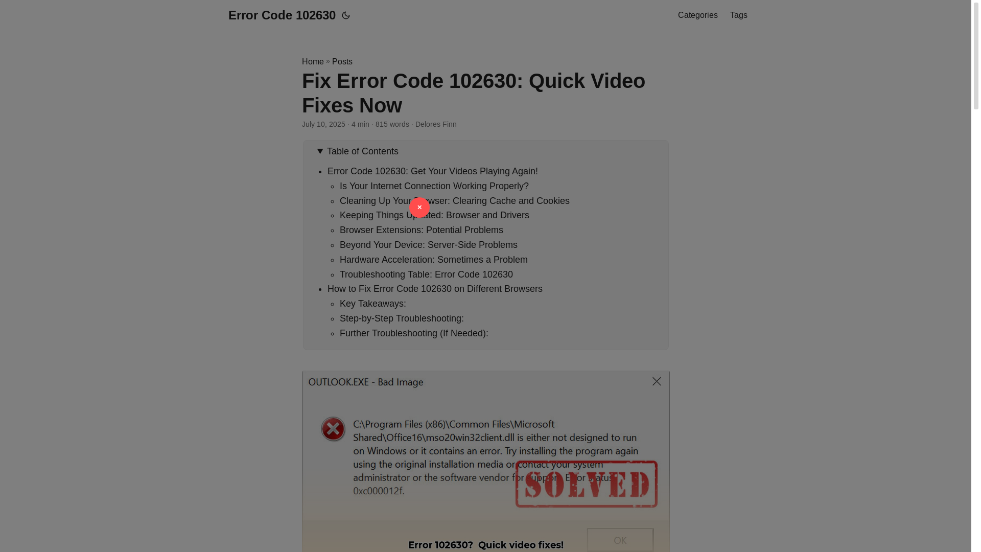 website screenshot of https://error-code-102630.pages.dev/
