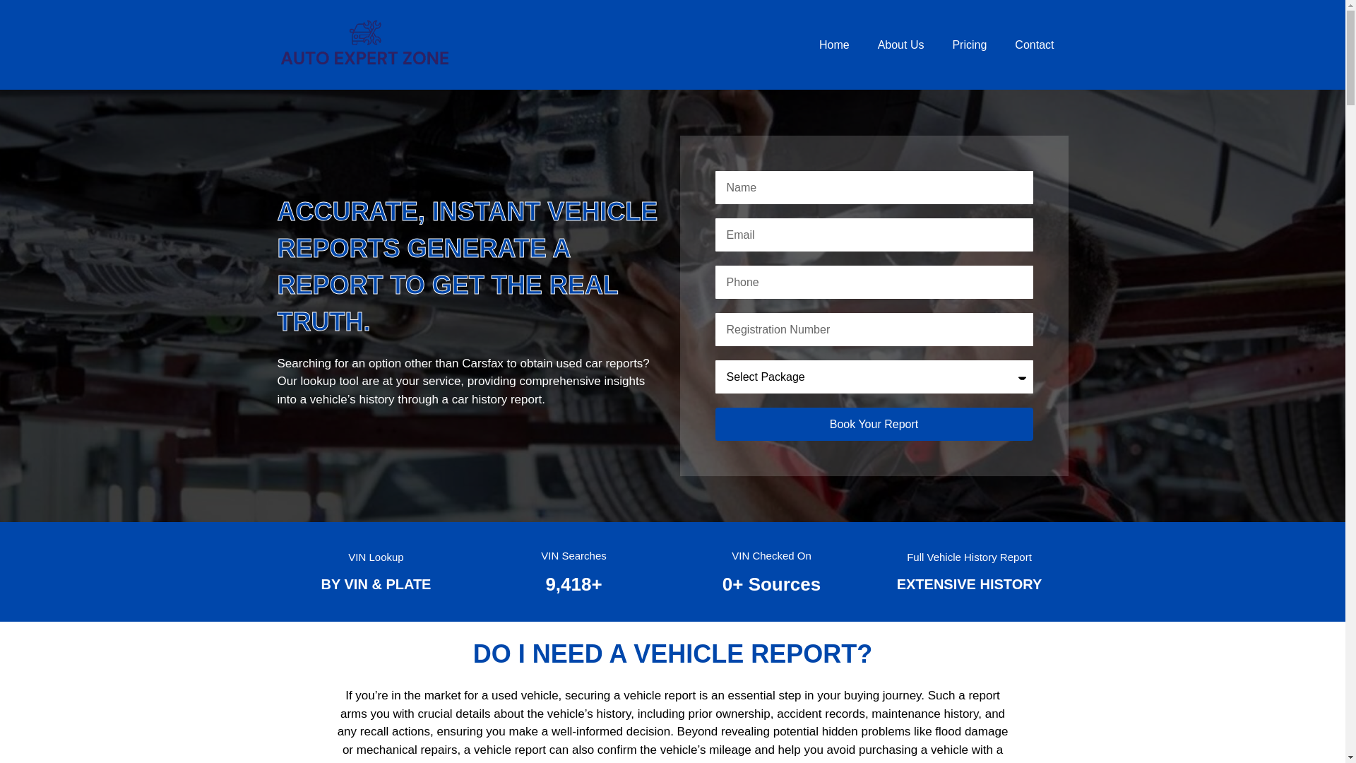 website screenshot of https://autoinspectzone.com/