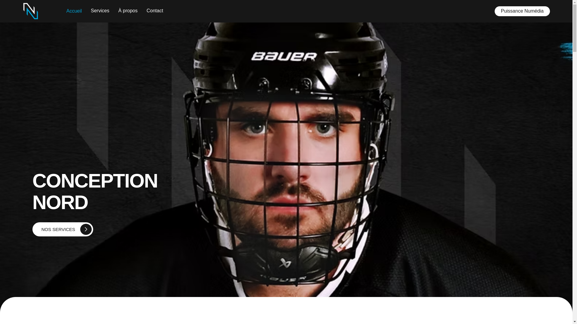 website screenshot of https://conceptionnord.com/