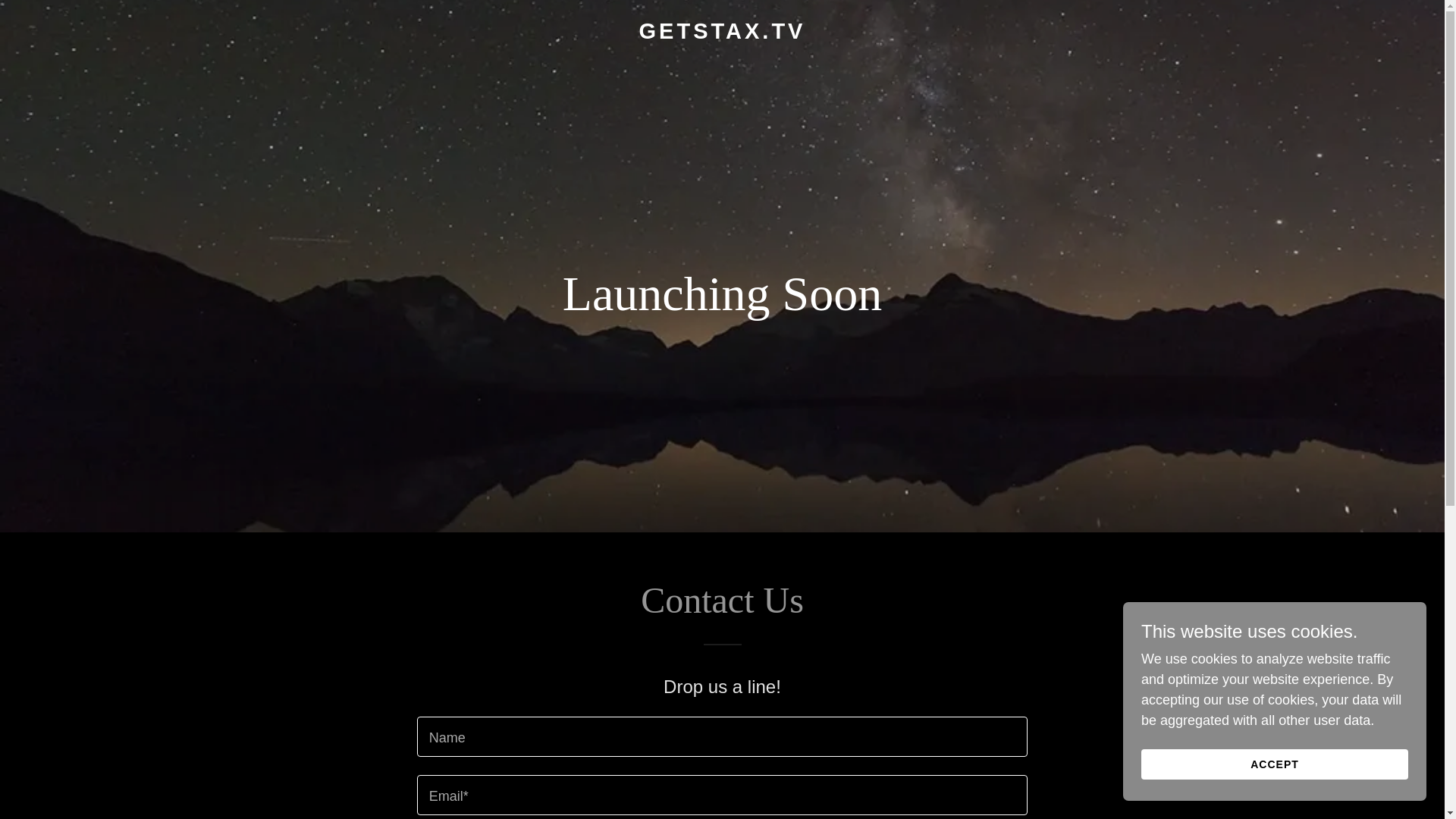 website screenshot of https://getstax.tv/