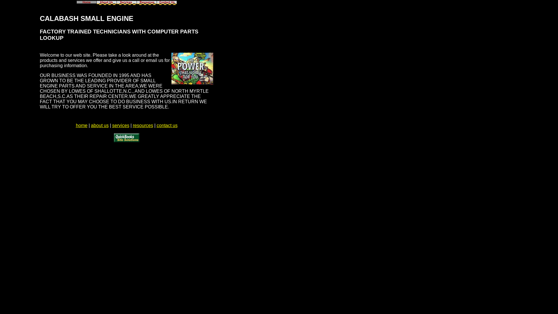 website screenshot of https://calabashsmallengine.pages.dev/