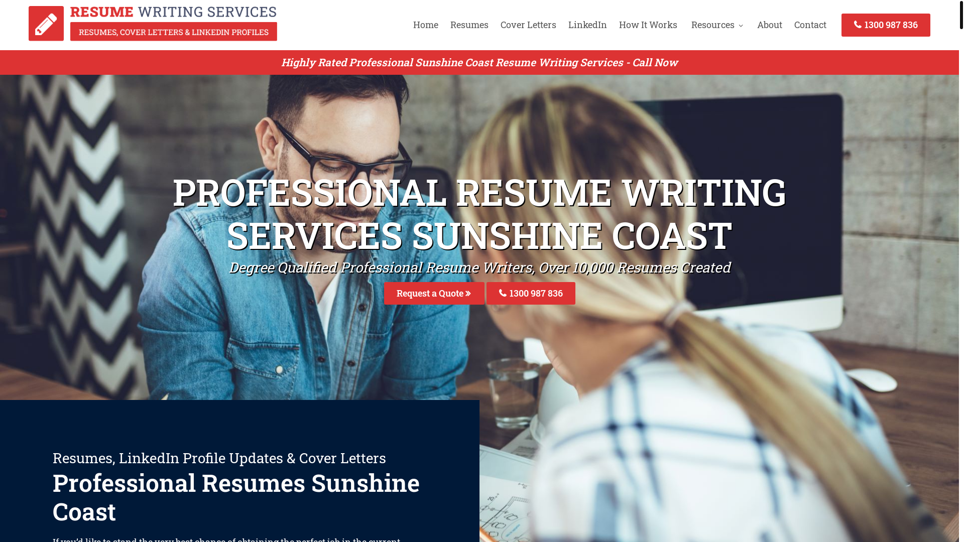 website screenshot of https://sunshinecoastresume-com-au.pages.dev/