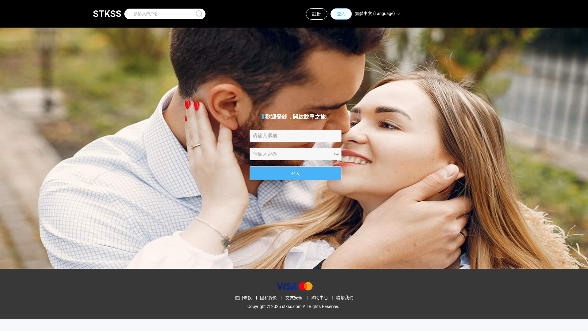 website screenshot of https://stkss.com/