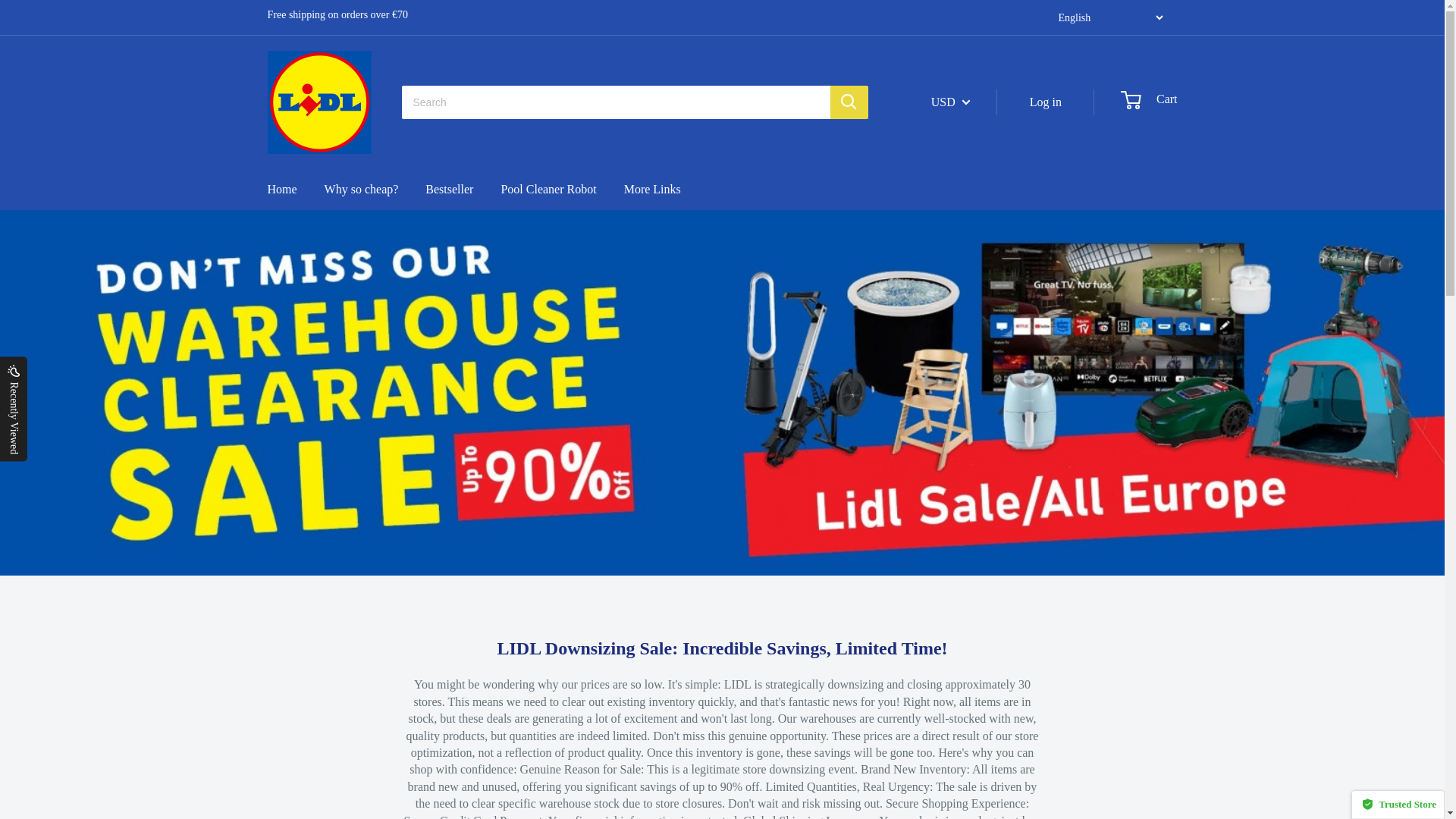 website screenshot of https://liquidation-seasonalsale.com/