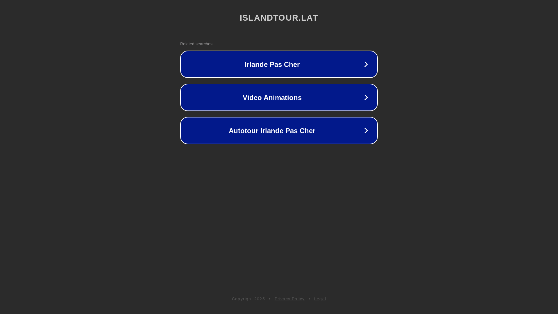 website screenshot of https://islandtour.lat/