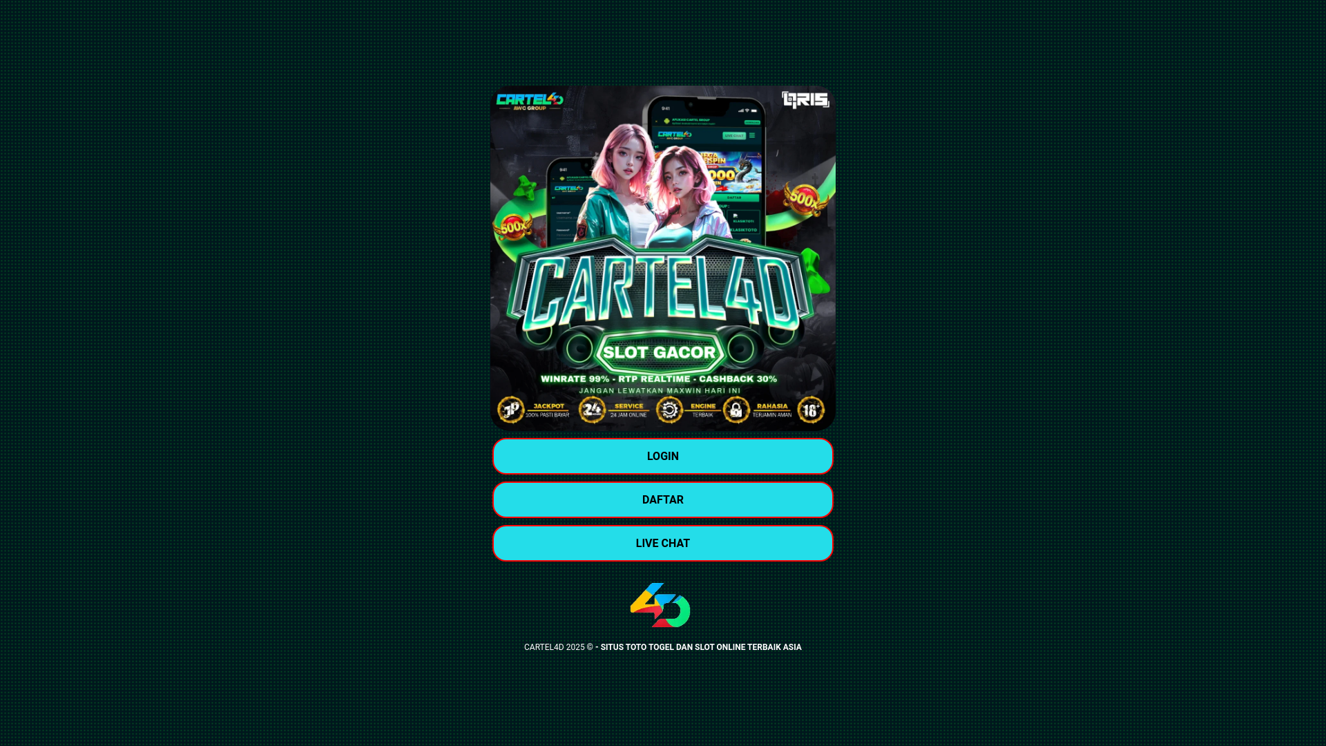 website screenshot of https://cartel4dindah.pages.dev/