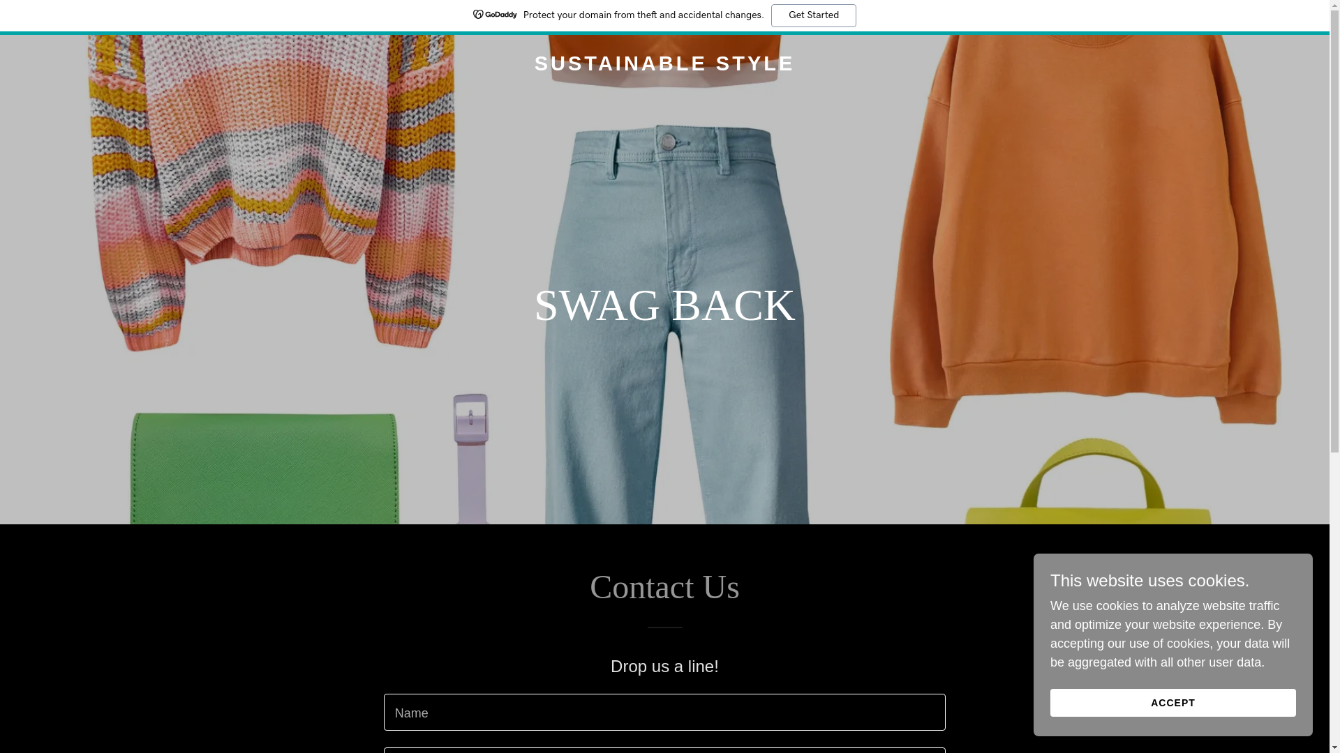 website screenshot of https://swagback.co.nz/