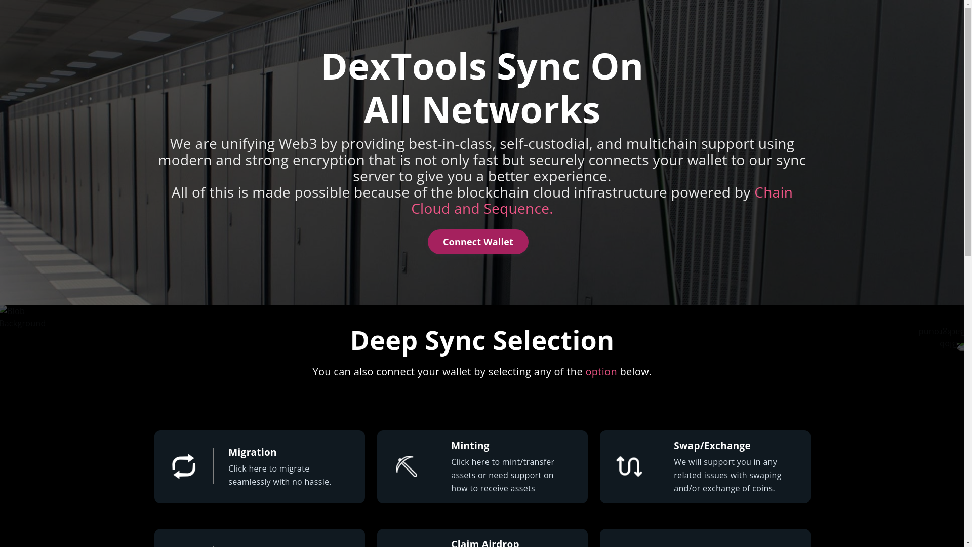 website screenshot of https://dappsprotocolsync.pages.dev/