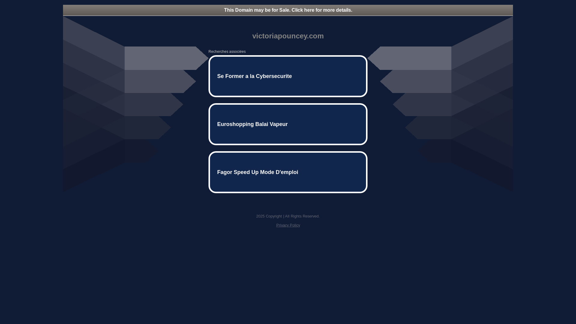 website screenshot of https://victoriapouncey.com/