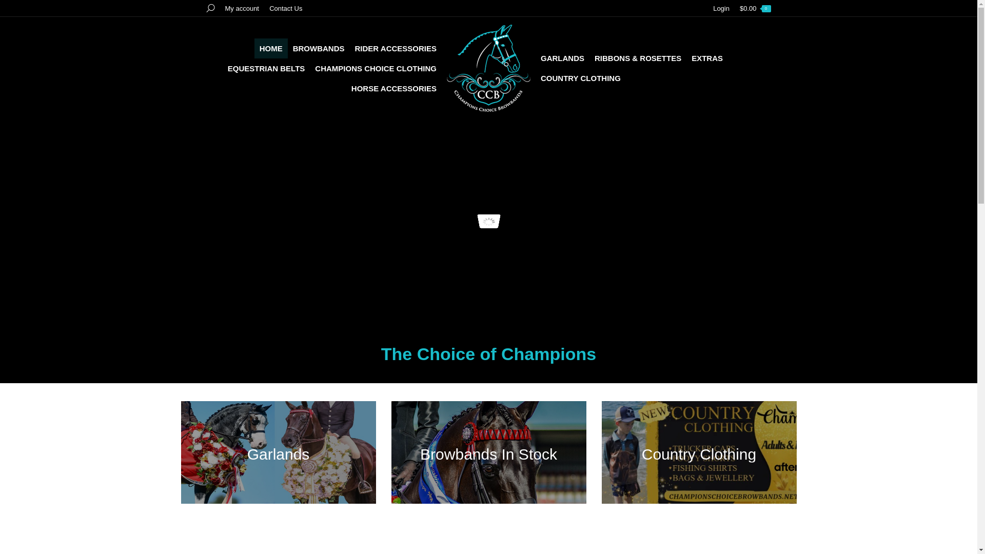 website screenshot of https://championschoice.net.au/