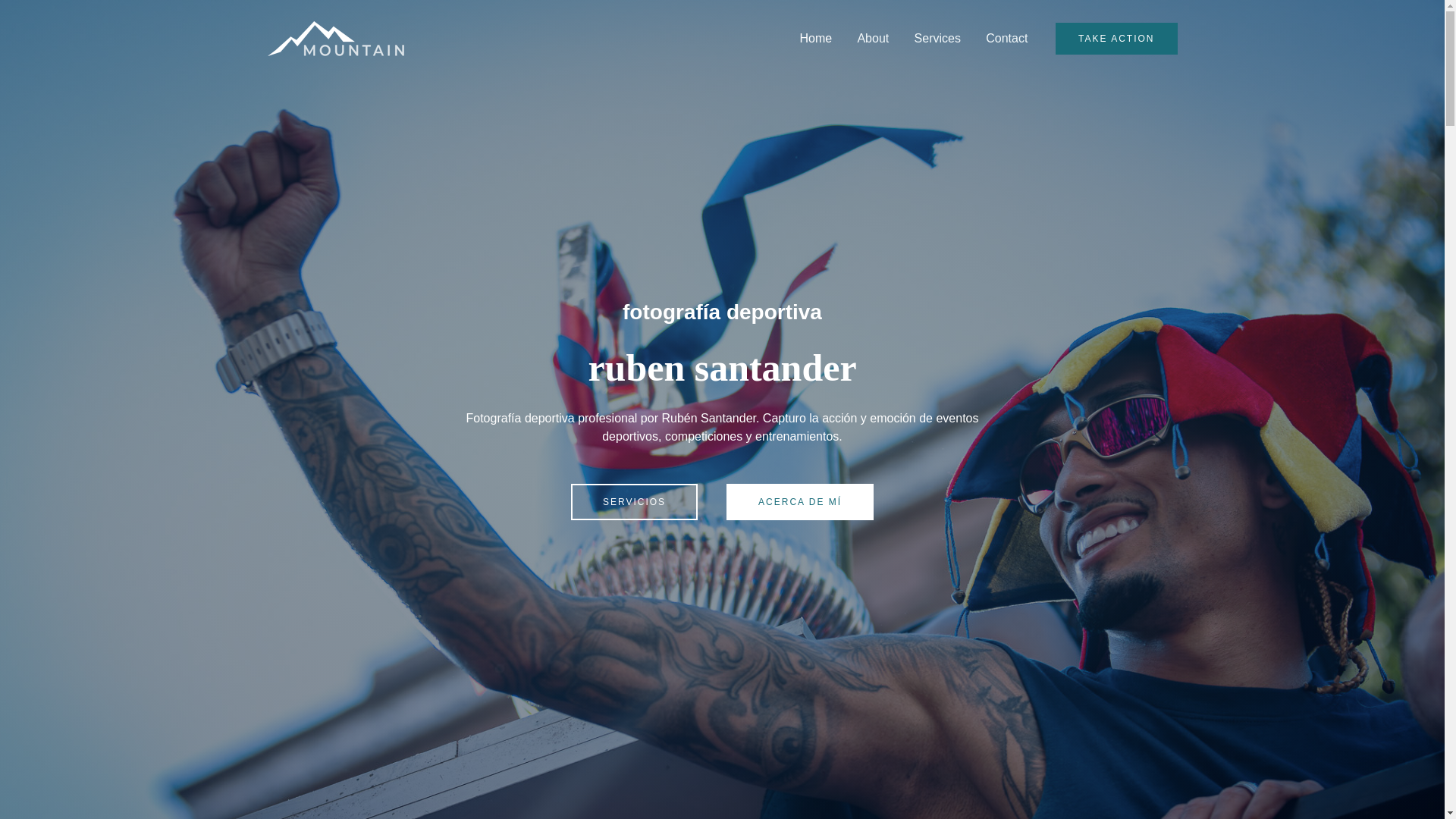 website screenshot of https://rubensantanderfoto.es/