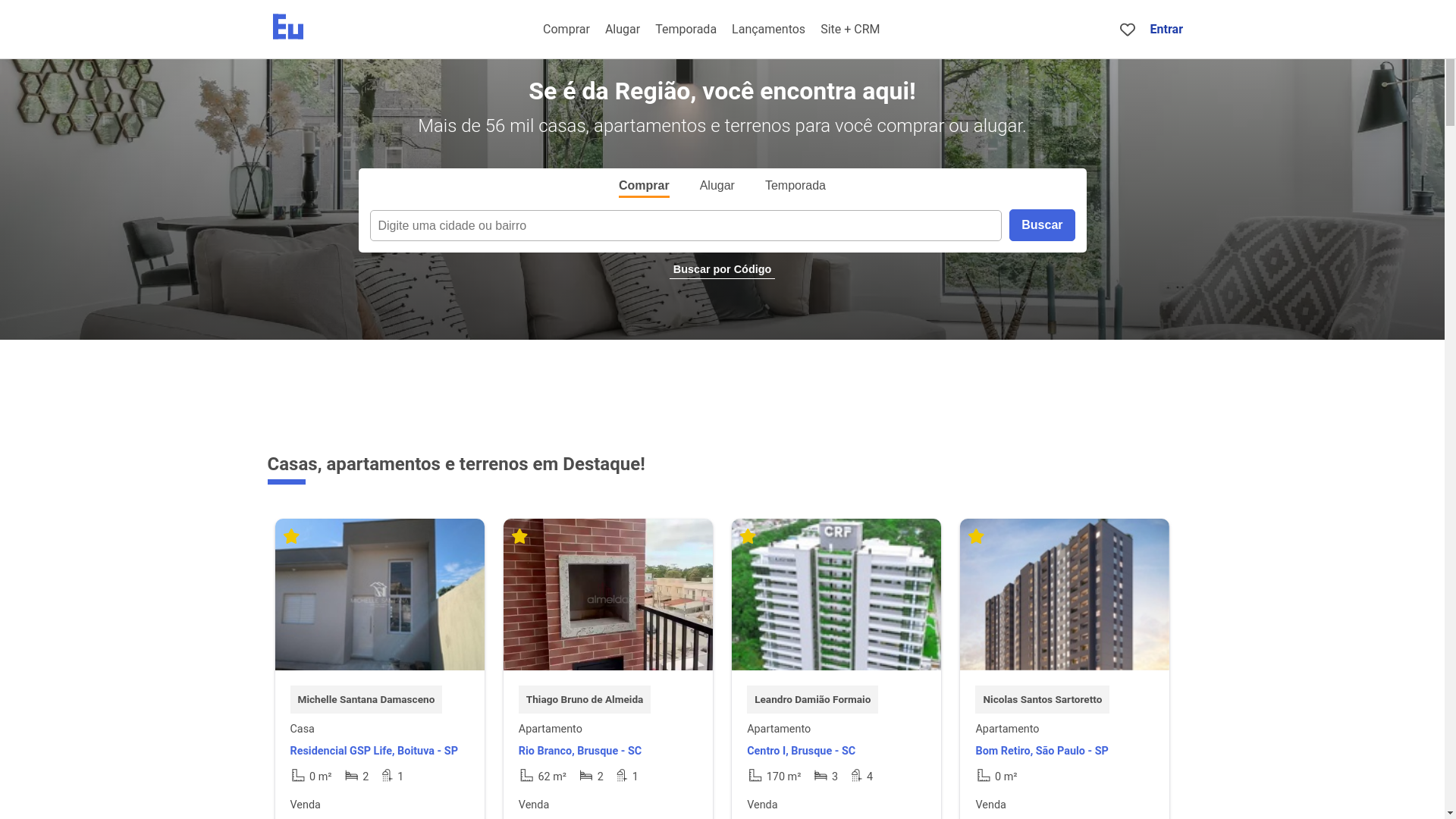 website screenshot of https://buogoimoveis.com.br/