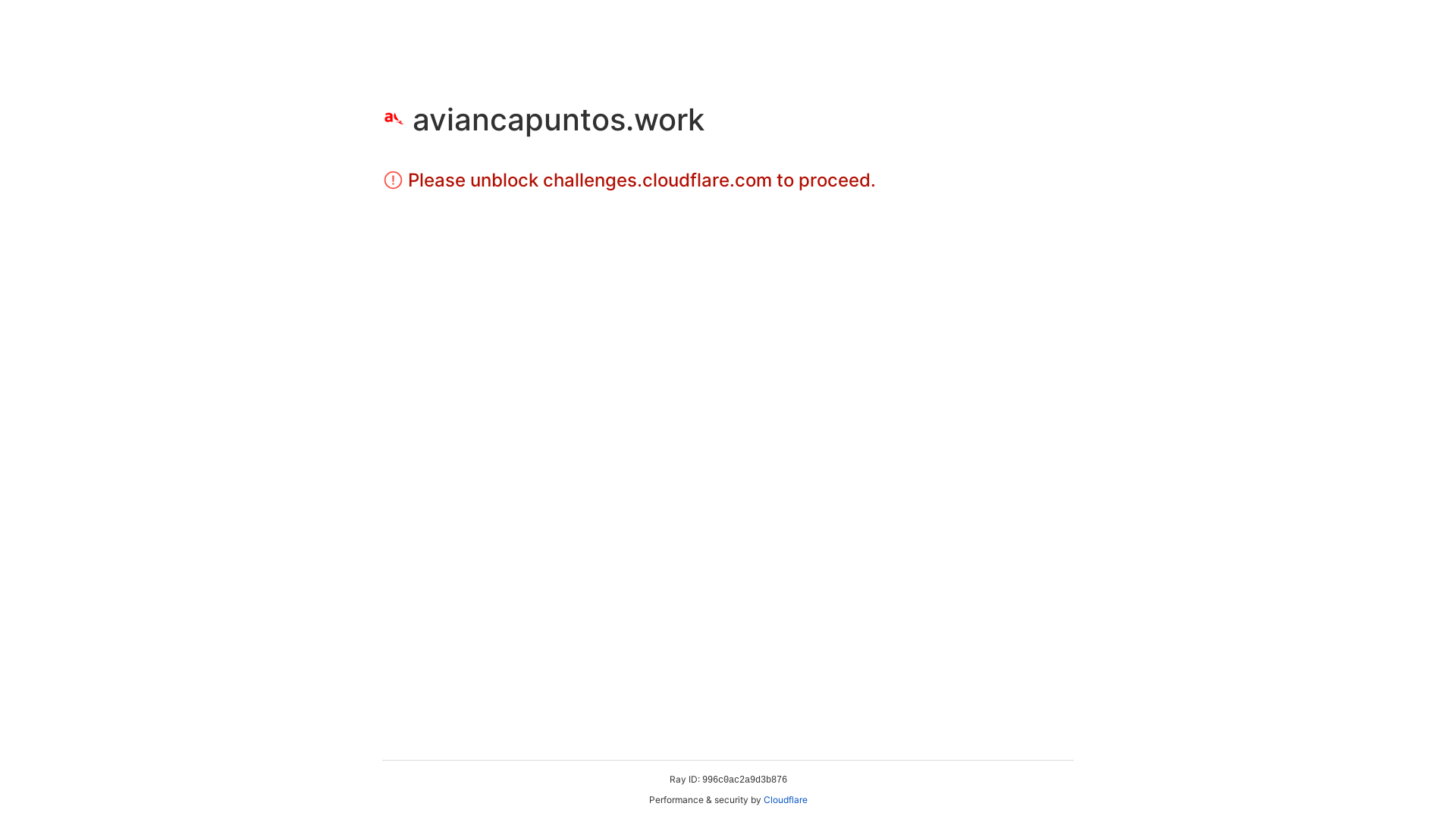 website screenshot of https://aviancapuntos.work/