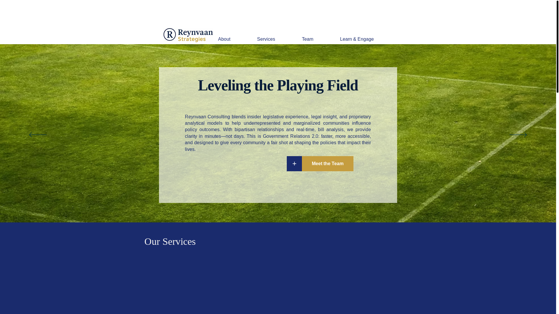 website screenshot of https://reynvaanstrategies.com/
