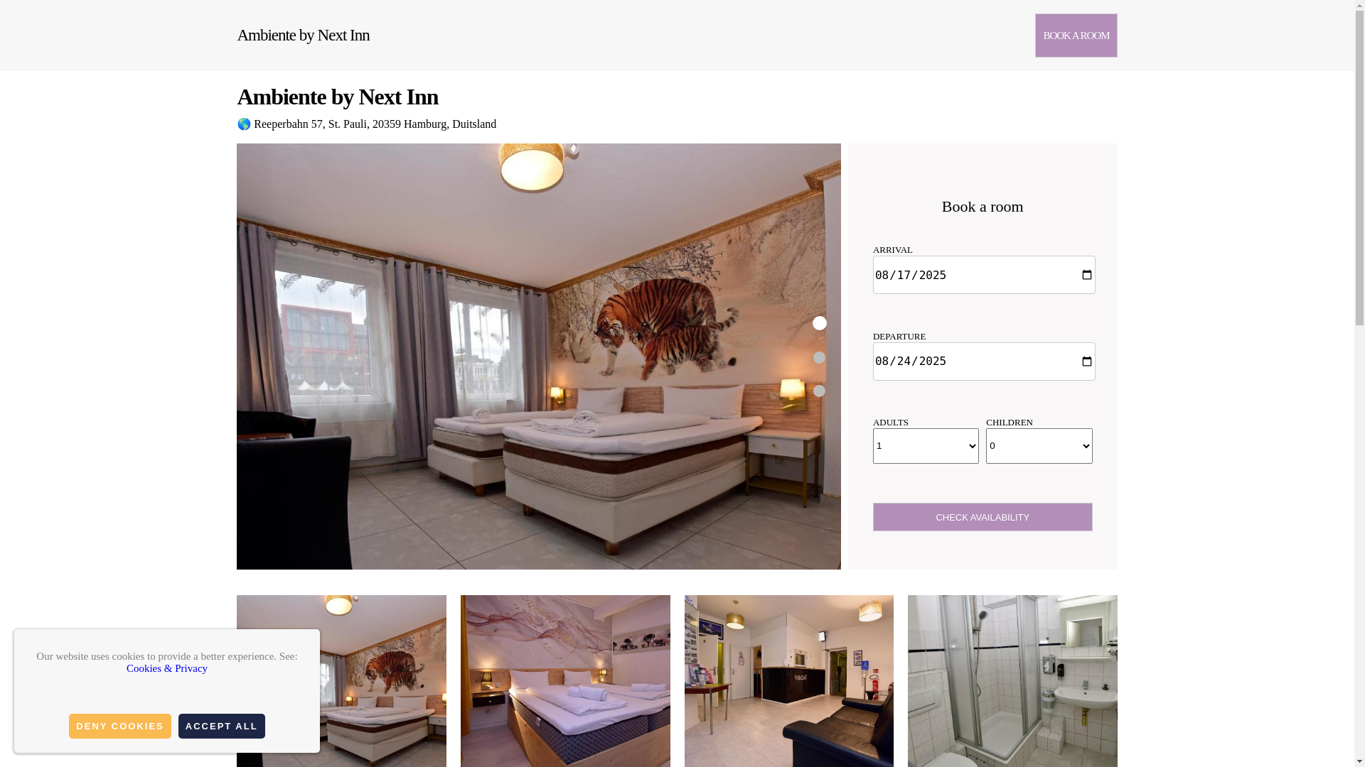 website screenshot of https://hotel-ambiente-by-next-inn.com.es/